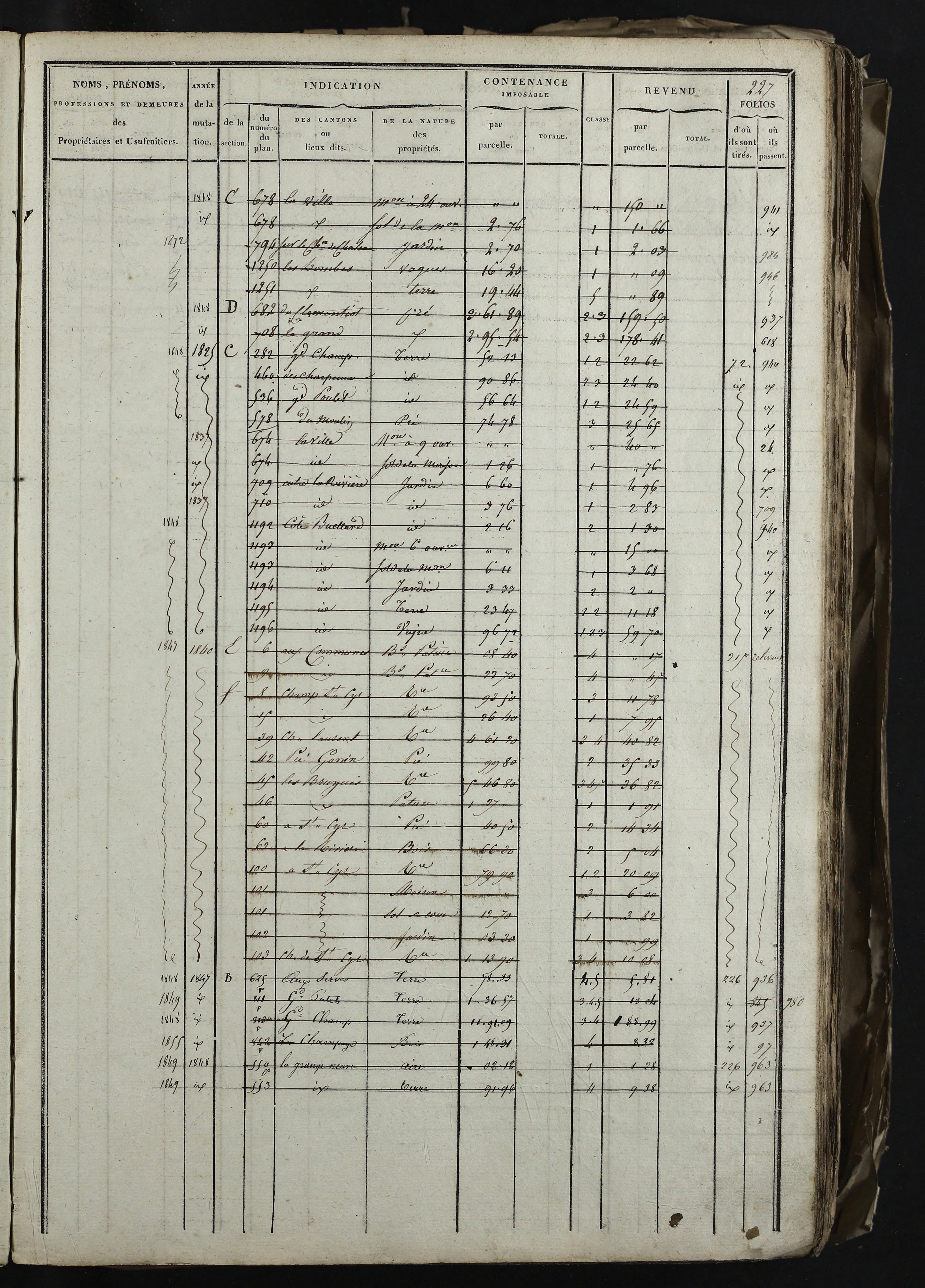 Relevant - 3 P 741 - 3 P 741 -  Folios 1 à 980  (1832-1846)