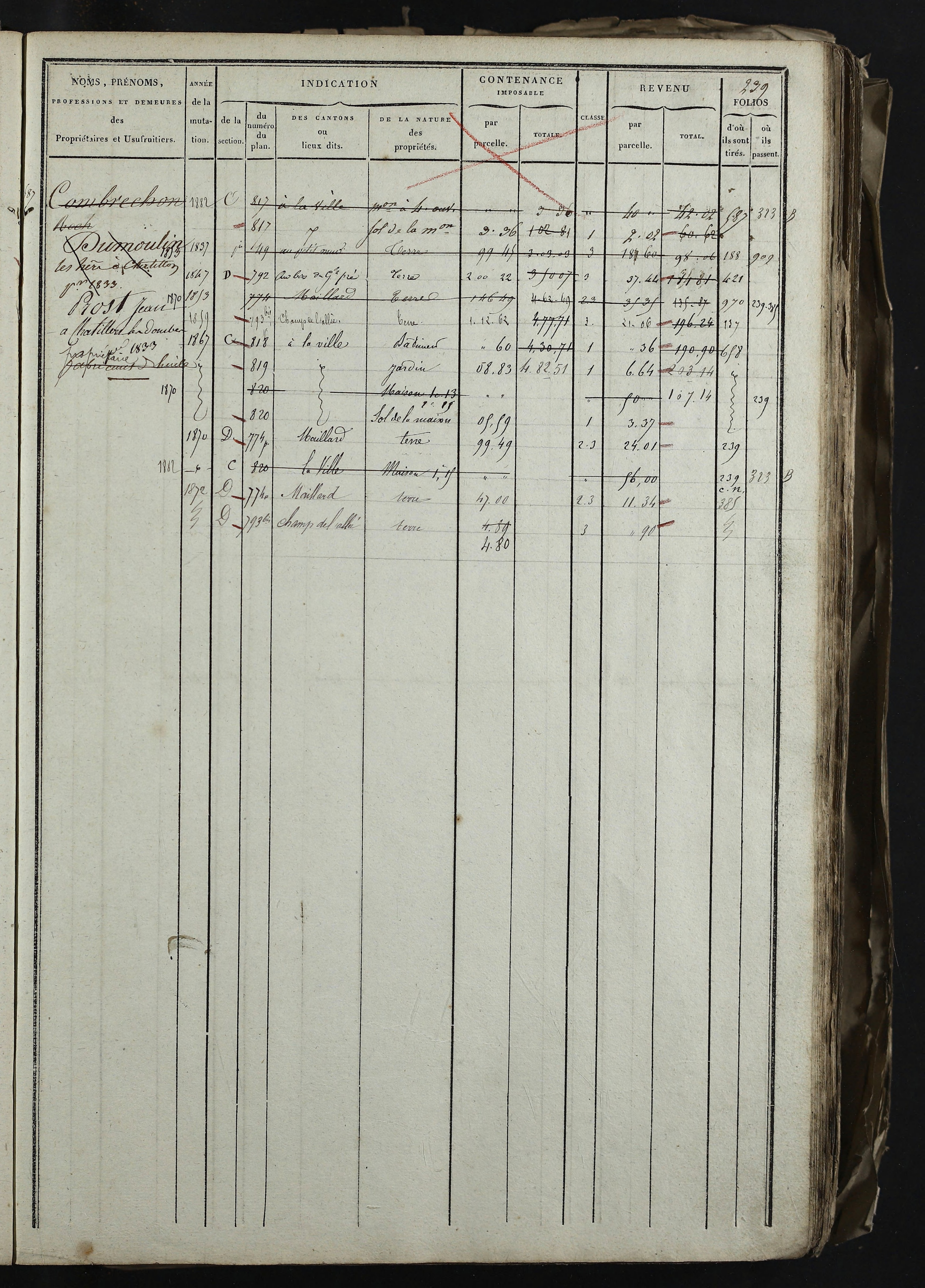 Relevant - 3 P 741 - 3 P 741 -  Folios 1 à 980  (1832-1846)