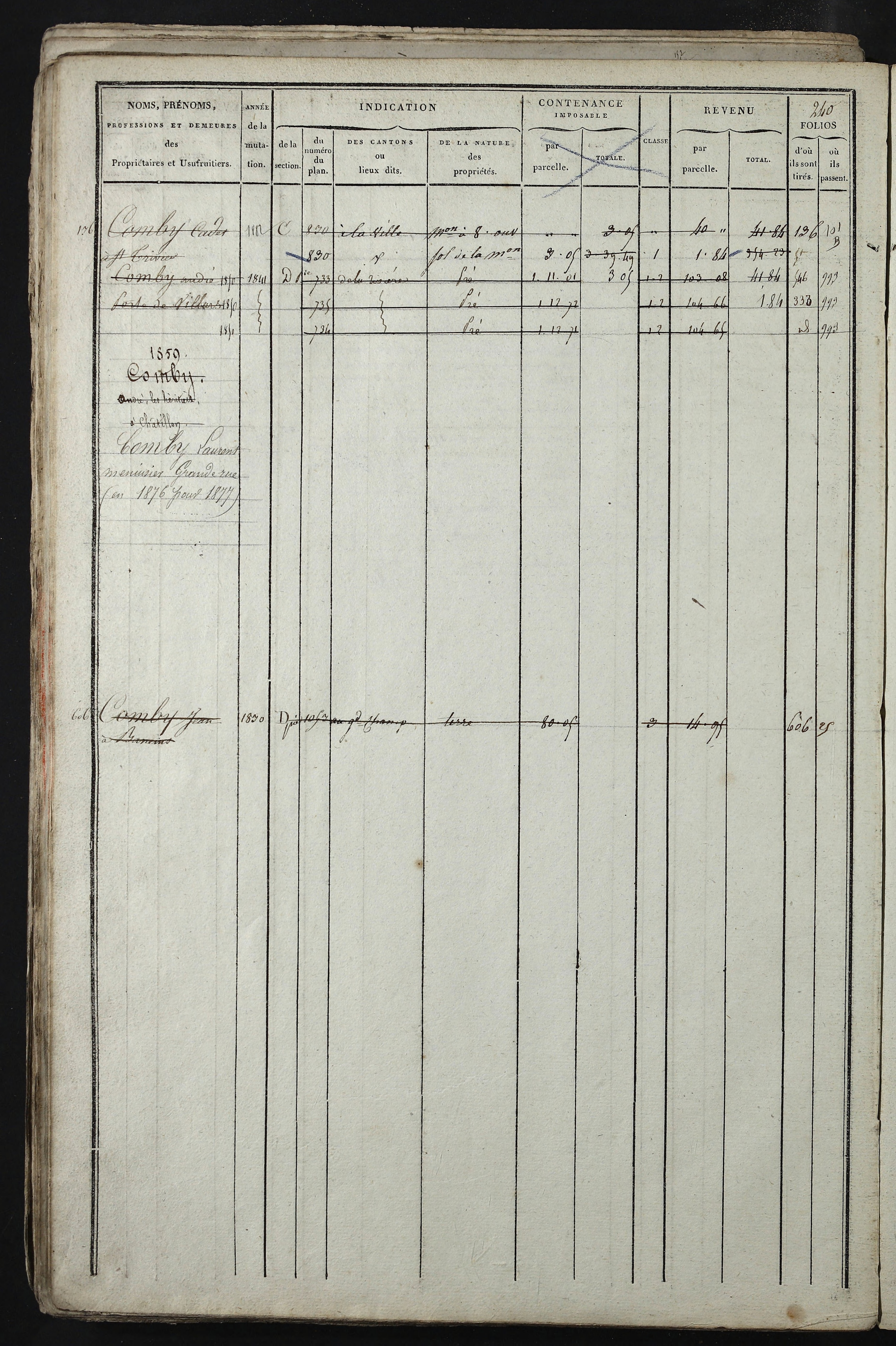 Relevant - 3 P 741 - 3 P 741 -  Folios 1 à 980  (1832-1846)