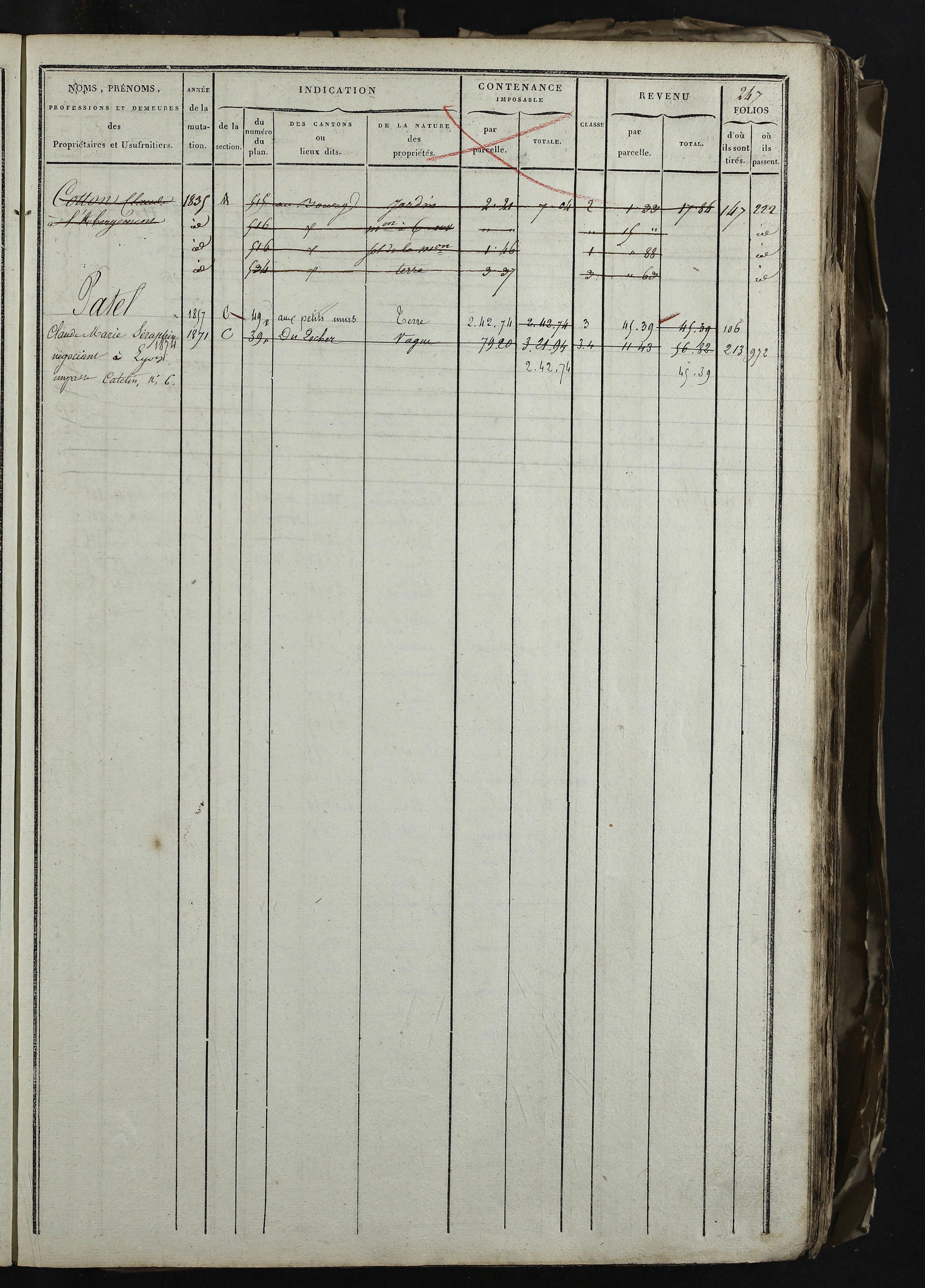 Relevant - 3 P 741 - 3 P 741 -  Folios 1 à 980  (1832-1846)