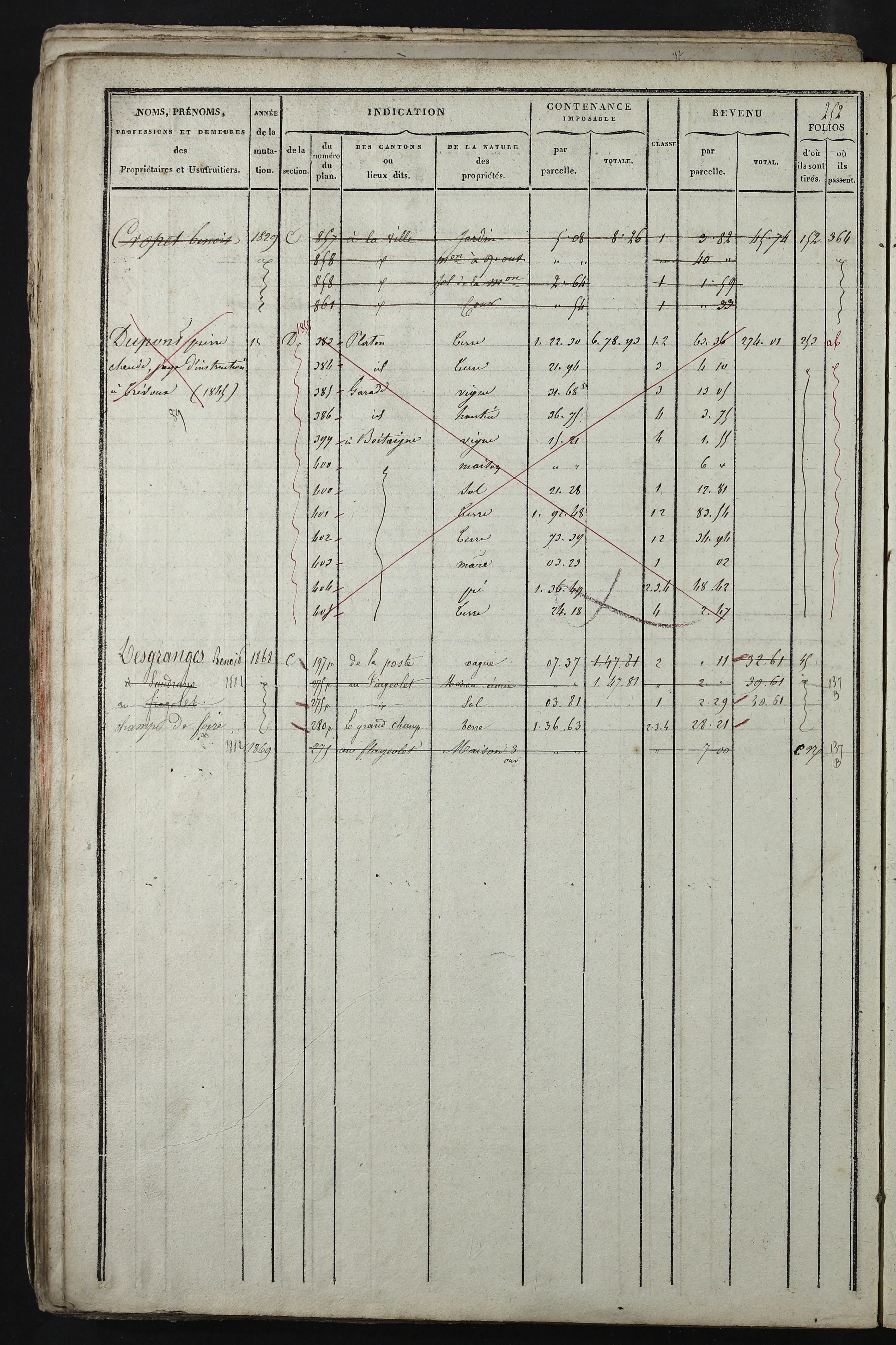 Relevant - 3 P 741 - 3 P 741 -  Folios 1 à 980  (1832-1846)
