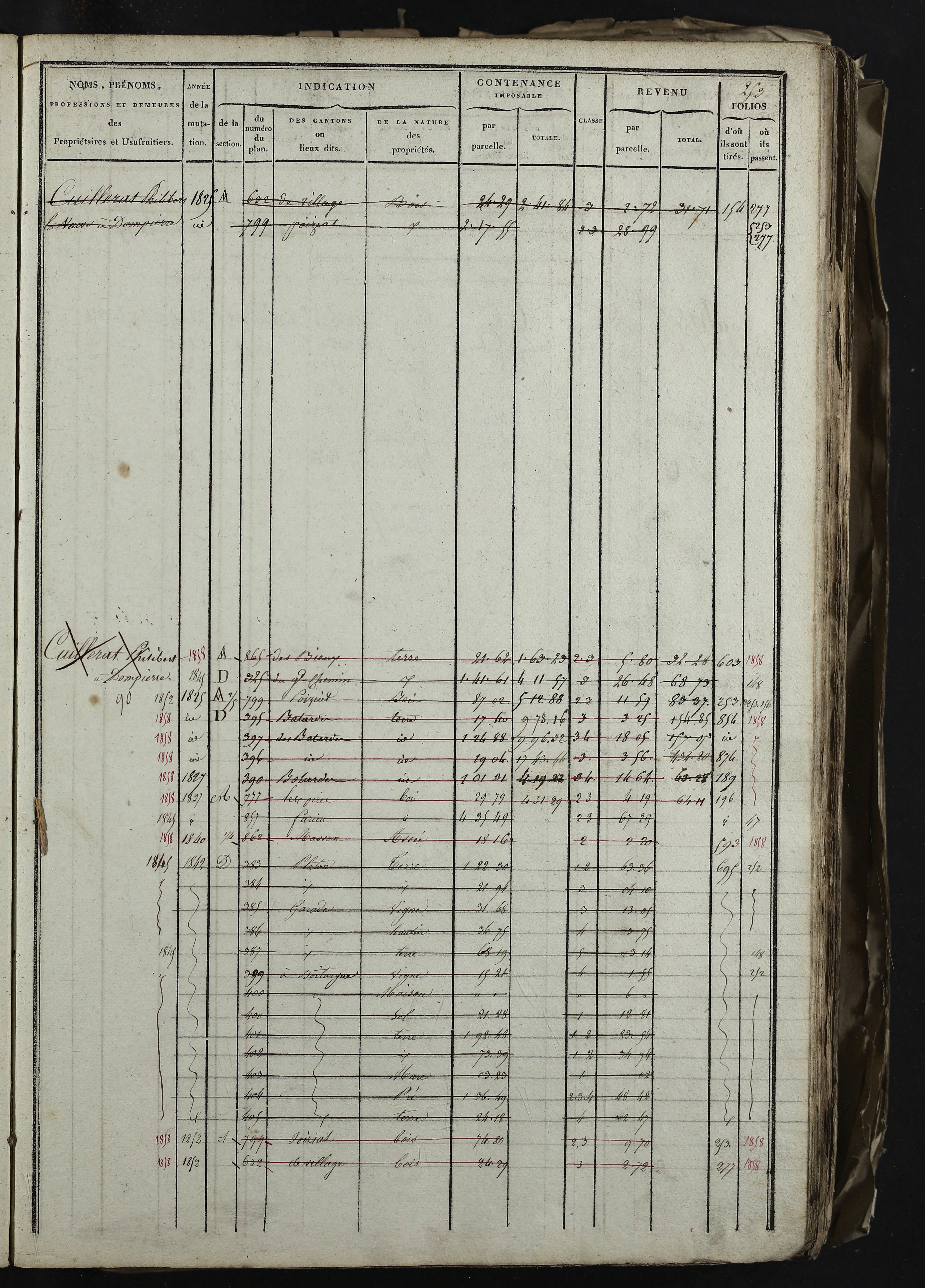 Relevant - 3 P 741 - 3 P 741 -  Folios 1 à 980  (1832-1846)