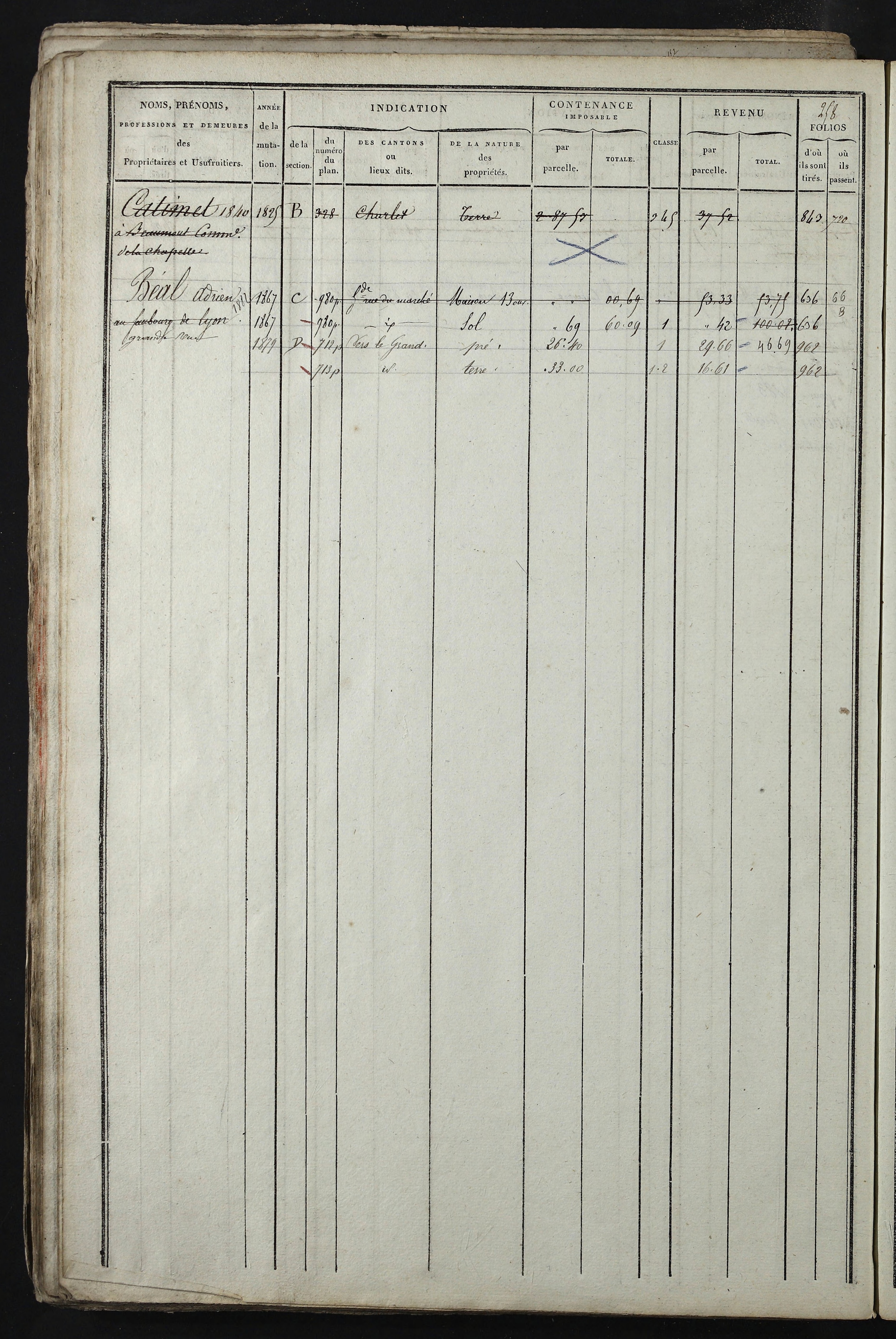 Relevant - 3 P 741 - 3 P 741 -  Folios 1 à 980  (1832-1846)