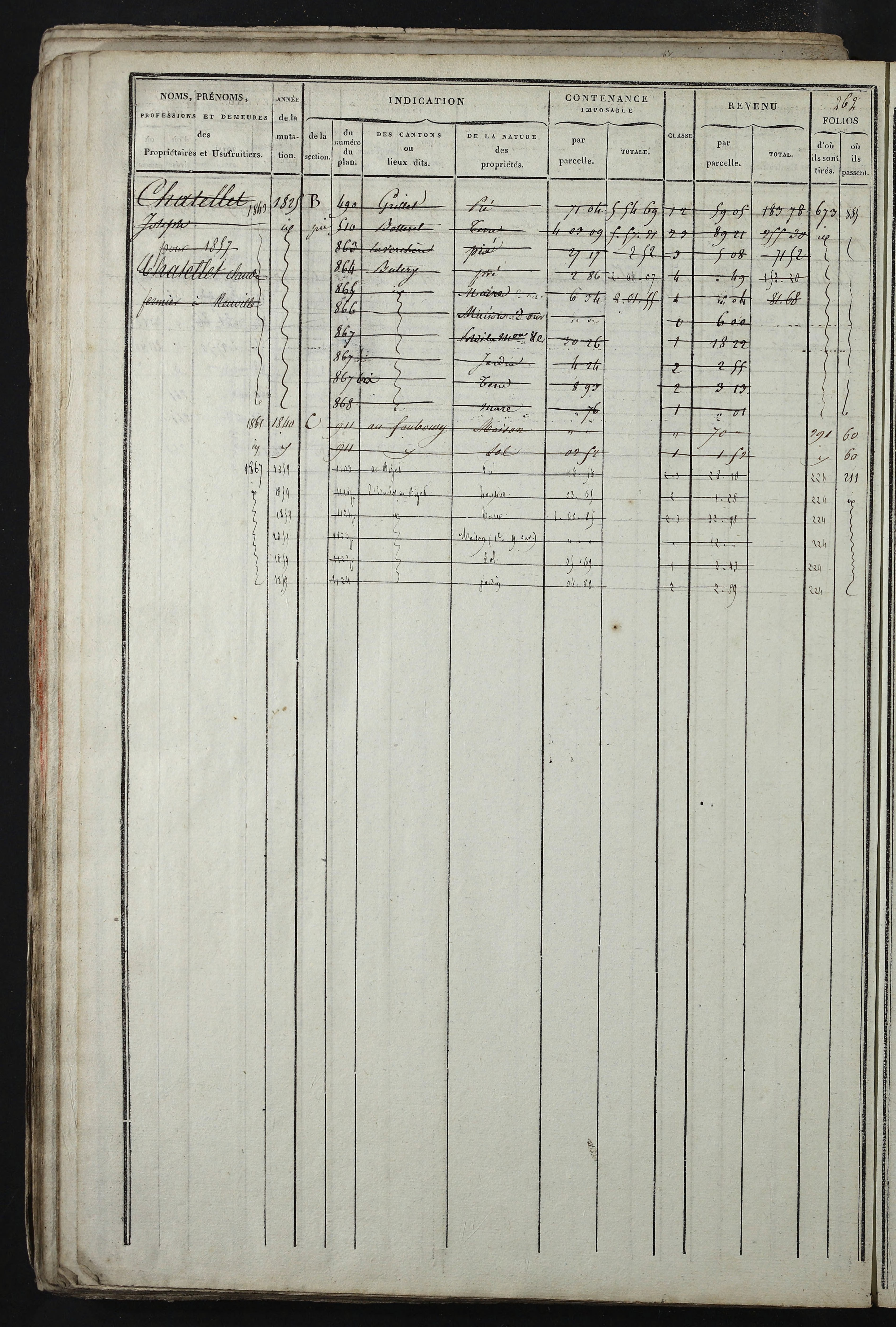 Relevant - 3 P 741 - 3 P 741 -  Folios 1 à 980  (1832-1846)
