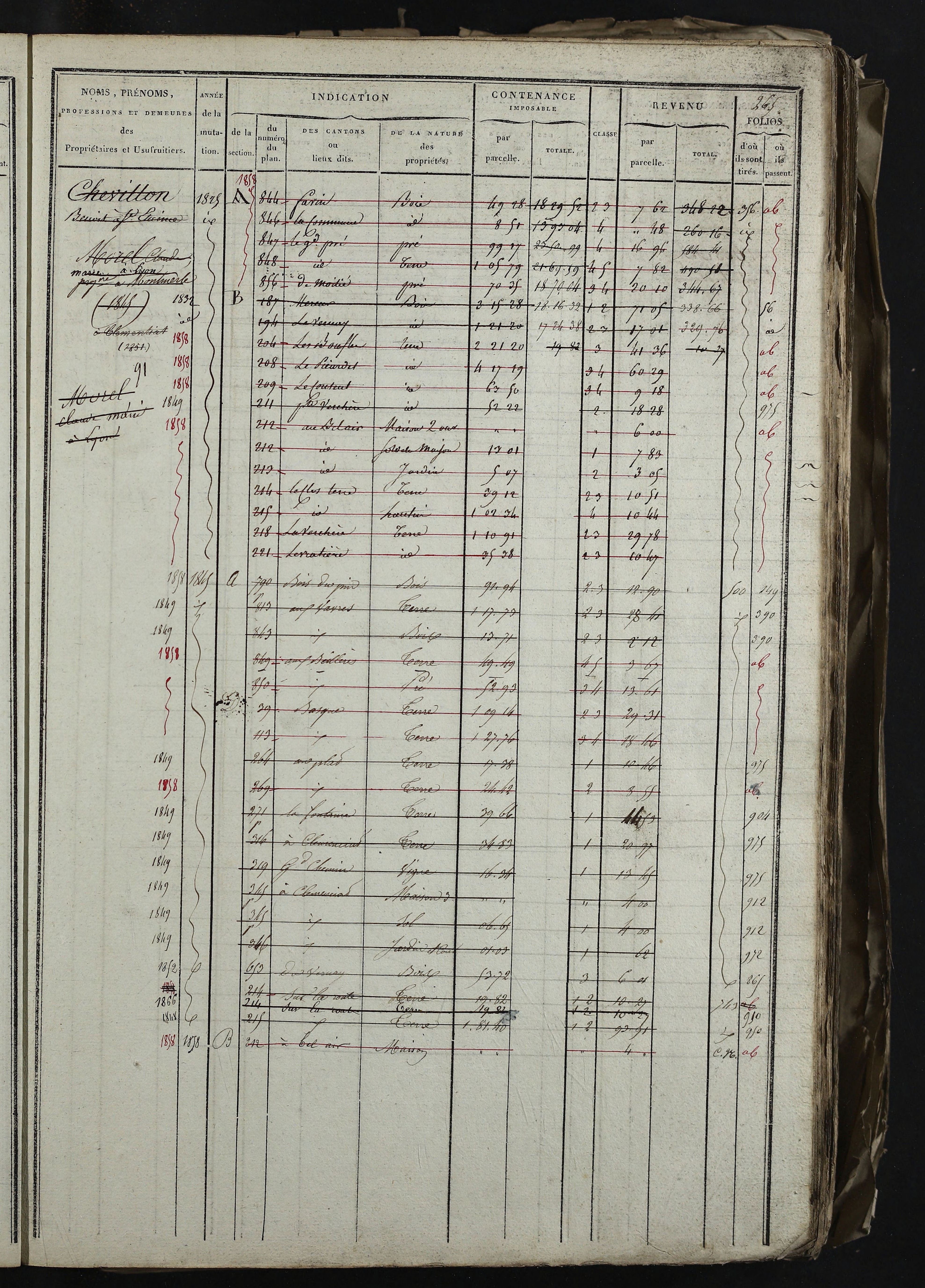 Relevant - 3 P 741 - 3 P 741 -  Folios 1 à 980  (1832-1846)