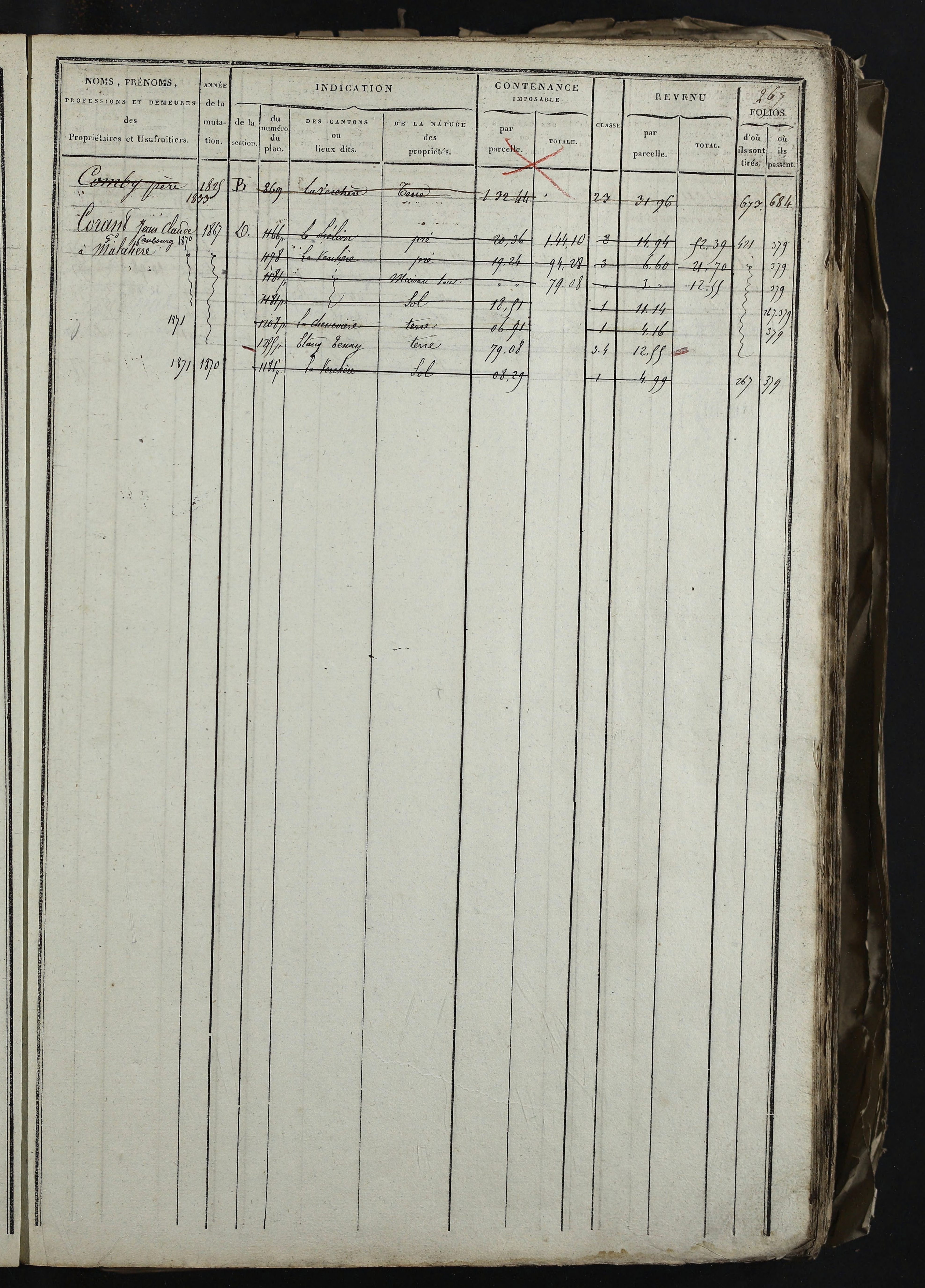 Relevant - 3 P 741 - 3 P 741 -  Folios 1 à 980  (1832-1846)