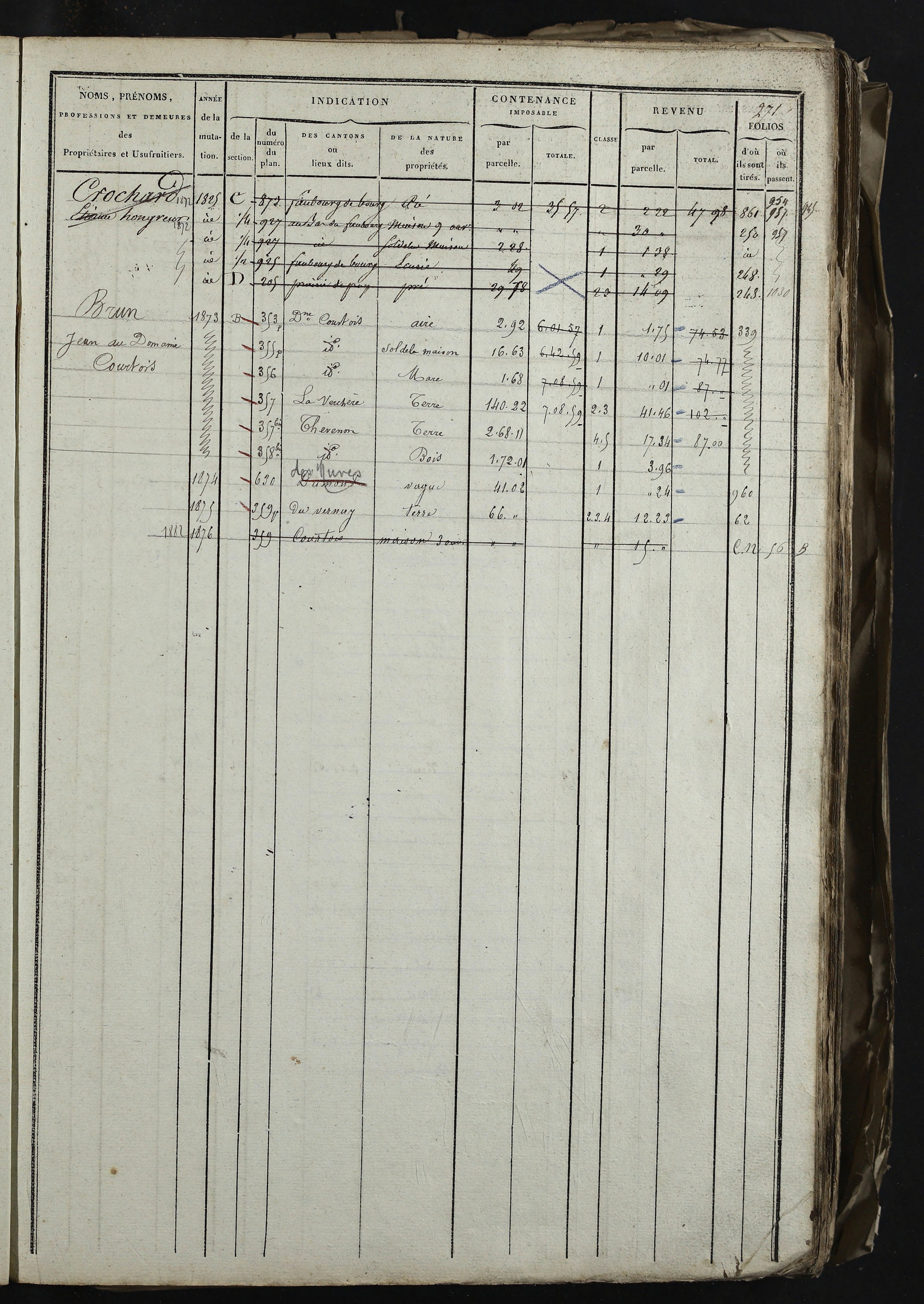 Relevant - 3 P 741 - 3 P 741 -  Folios 1 à 980  (1832-1846)
