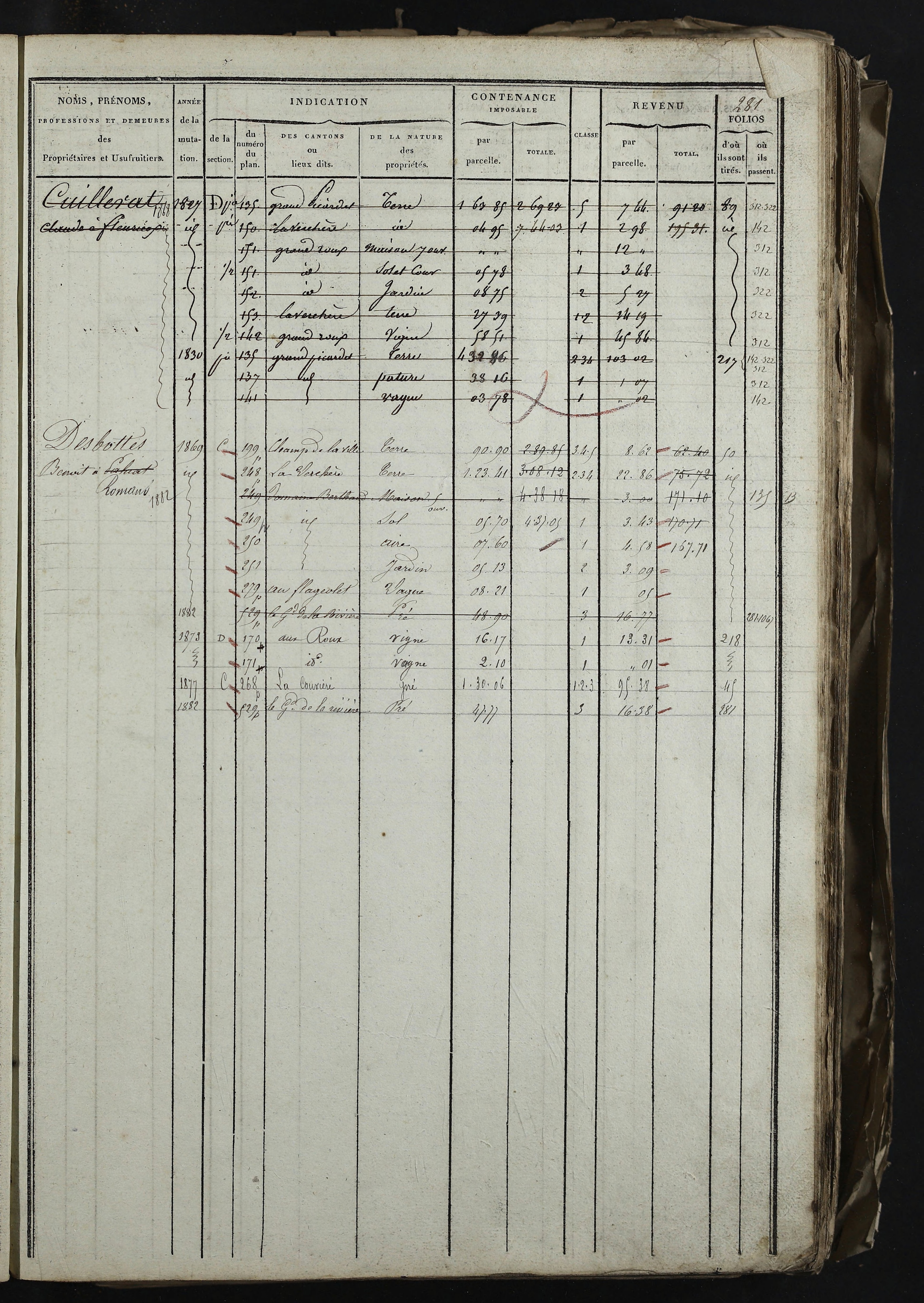 Relevant - 3 P 741 - 3 P 741 -  Folios 1 à 980  (1832-1846)
