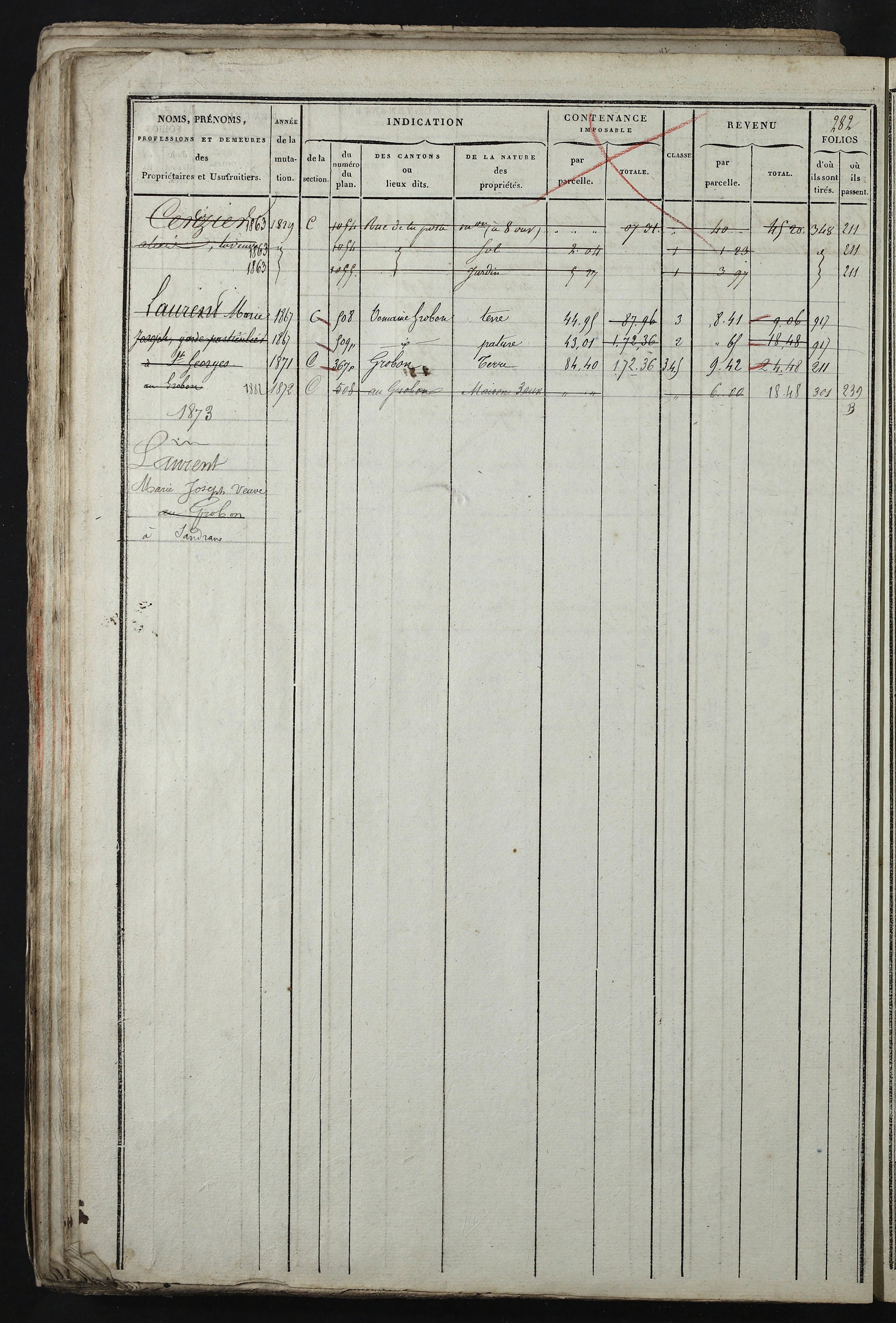 Relevant - 3 P 741 - 3 P 741 -  Folios 1 à 980  (1832-1846)