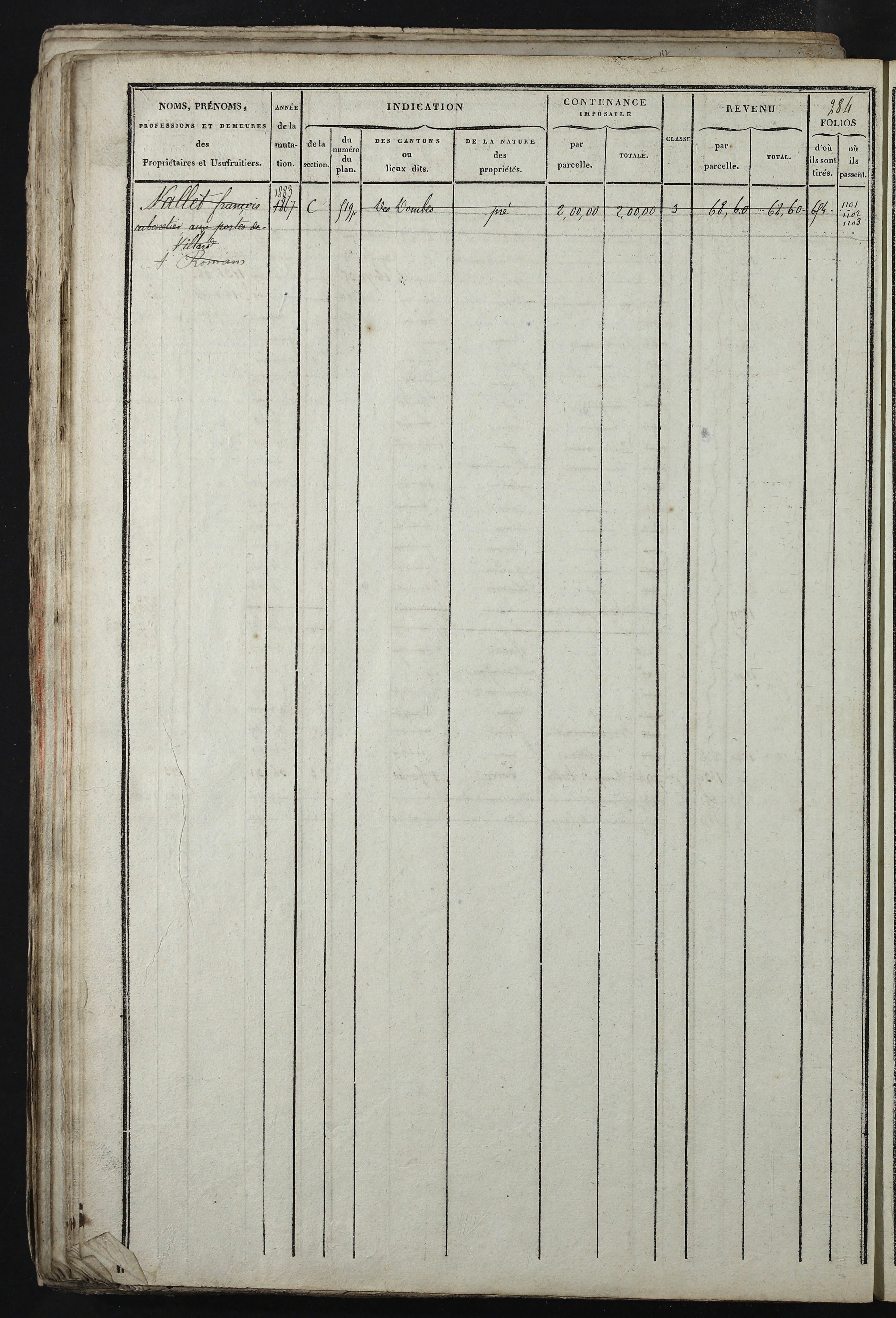 Relevant - 3 P 741 - 3 P 741 -  Folios 1 à 980  (1832-1846)
