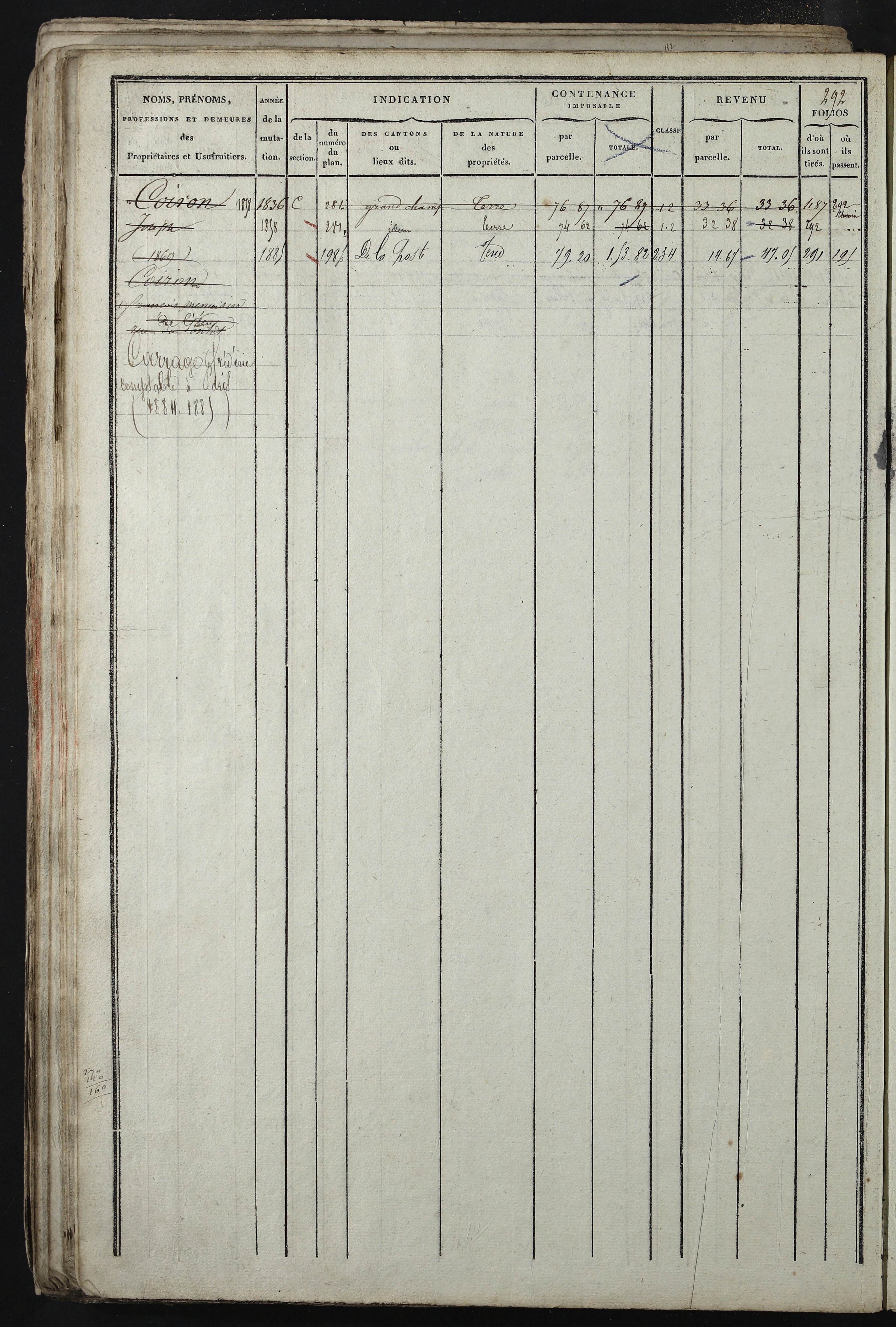 Relevant - 3 P 741 - 3 P 741 -  Folios 1 à 980  (1832-1846)