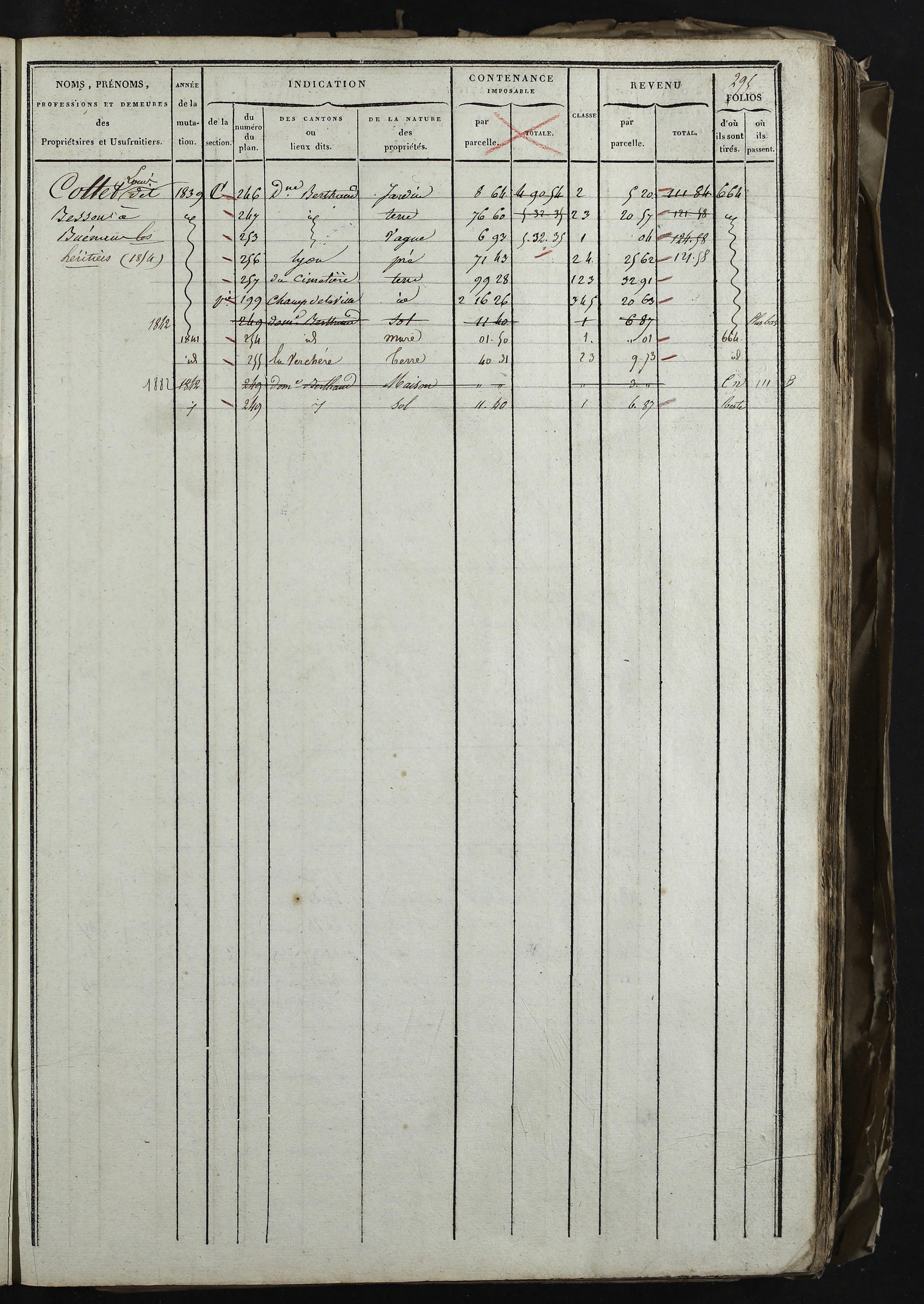 Relevant - 3 P 741 - 3 P 741 -  Folios 1 à 980  (1832-1846)