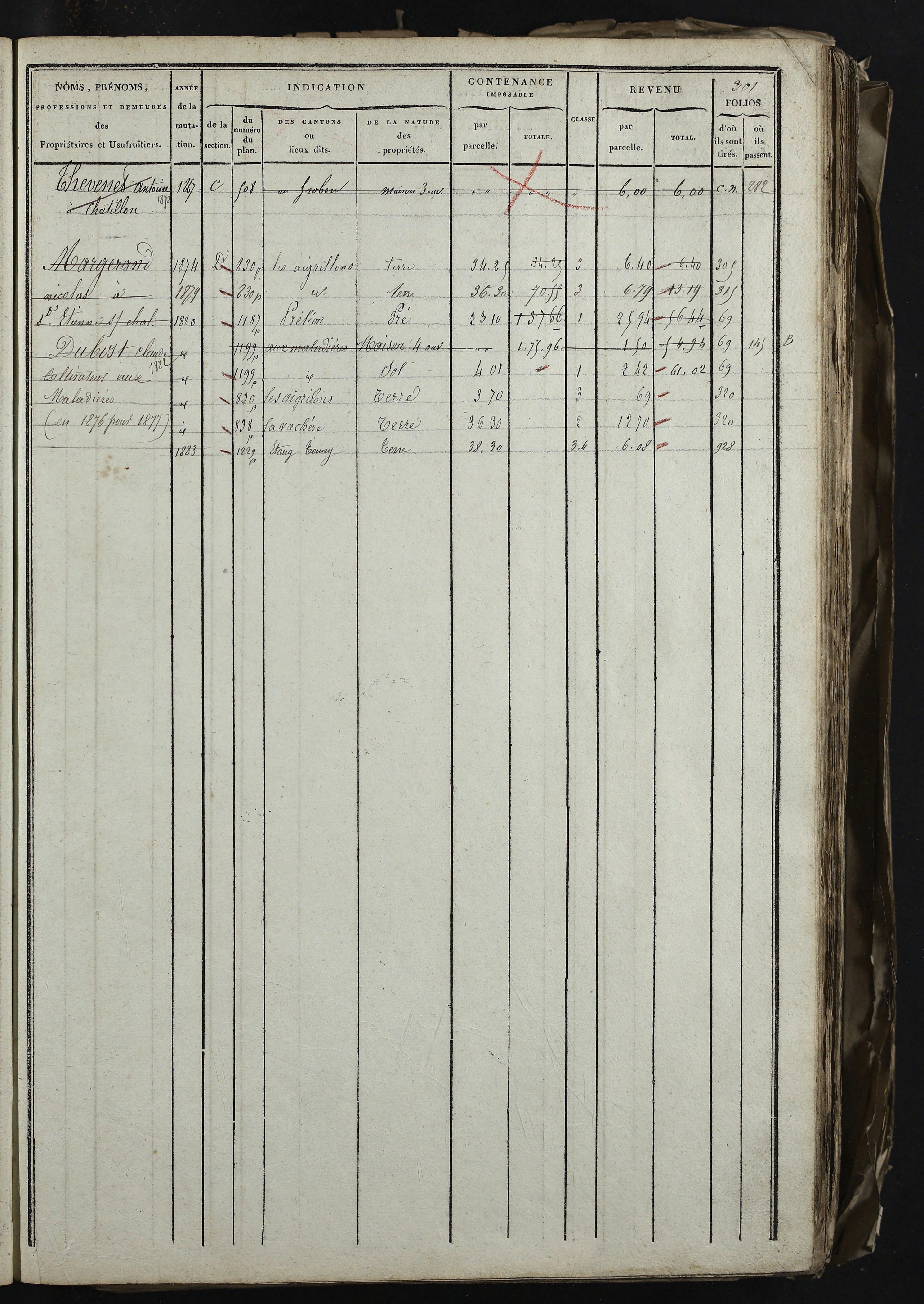Relevant - 3 P 741 - 3 P 741 -  Folios 1 à 980  (1832-1846)