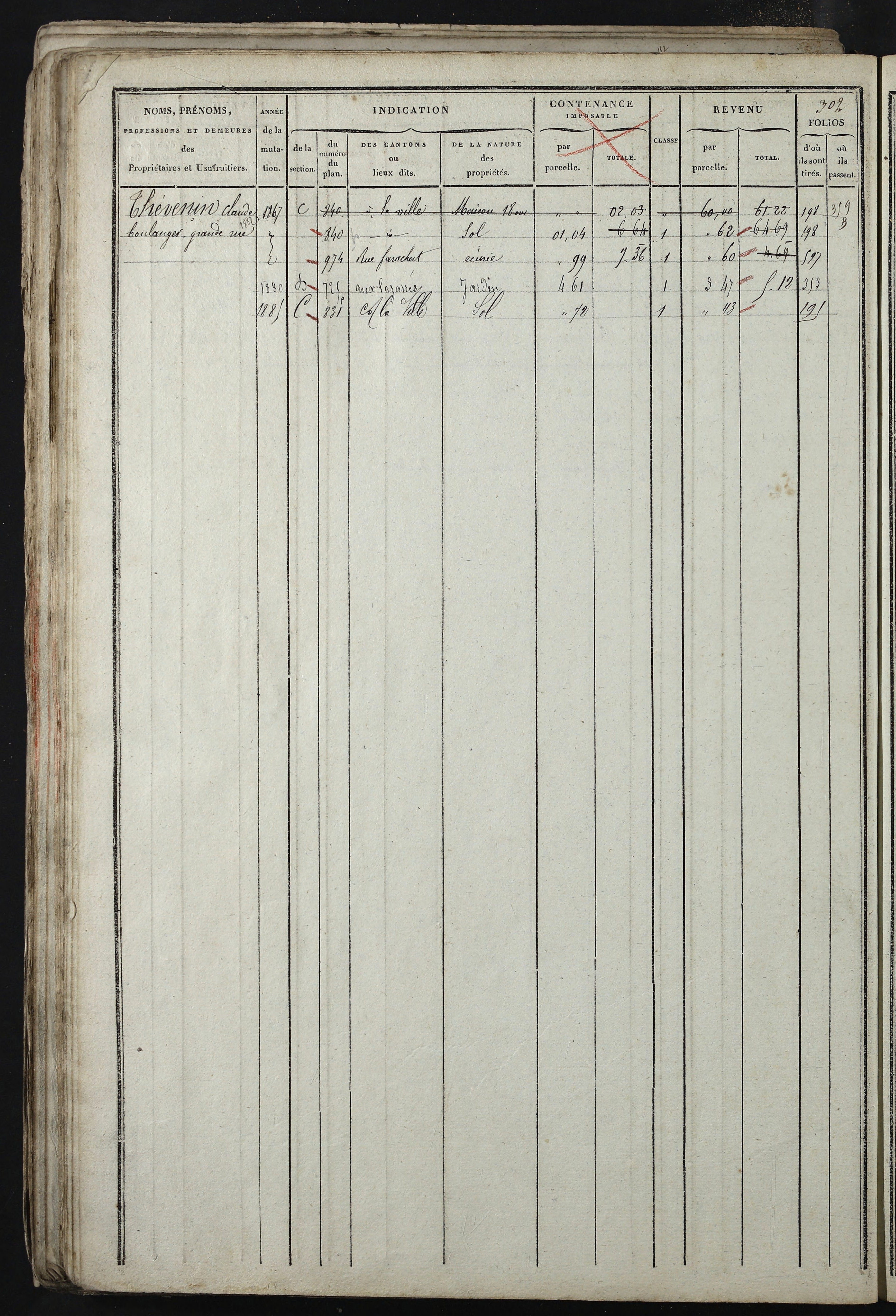 Relevant - 3 P 741 - 3 P 741 -  Folios 1 à 980  (1832-1846)