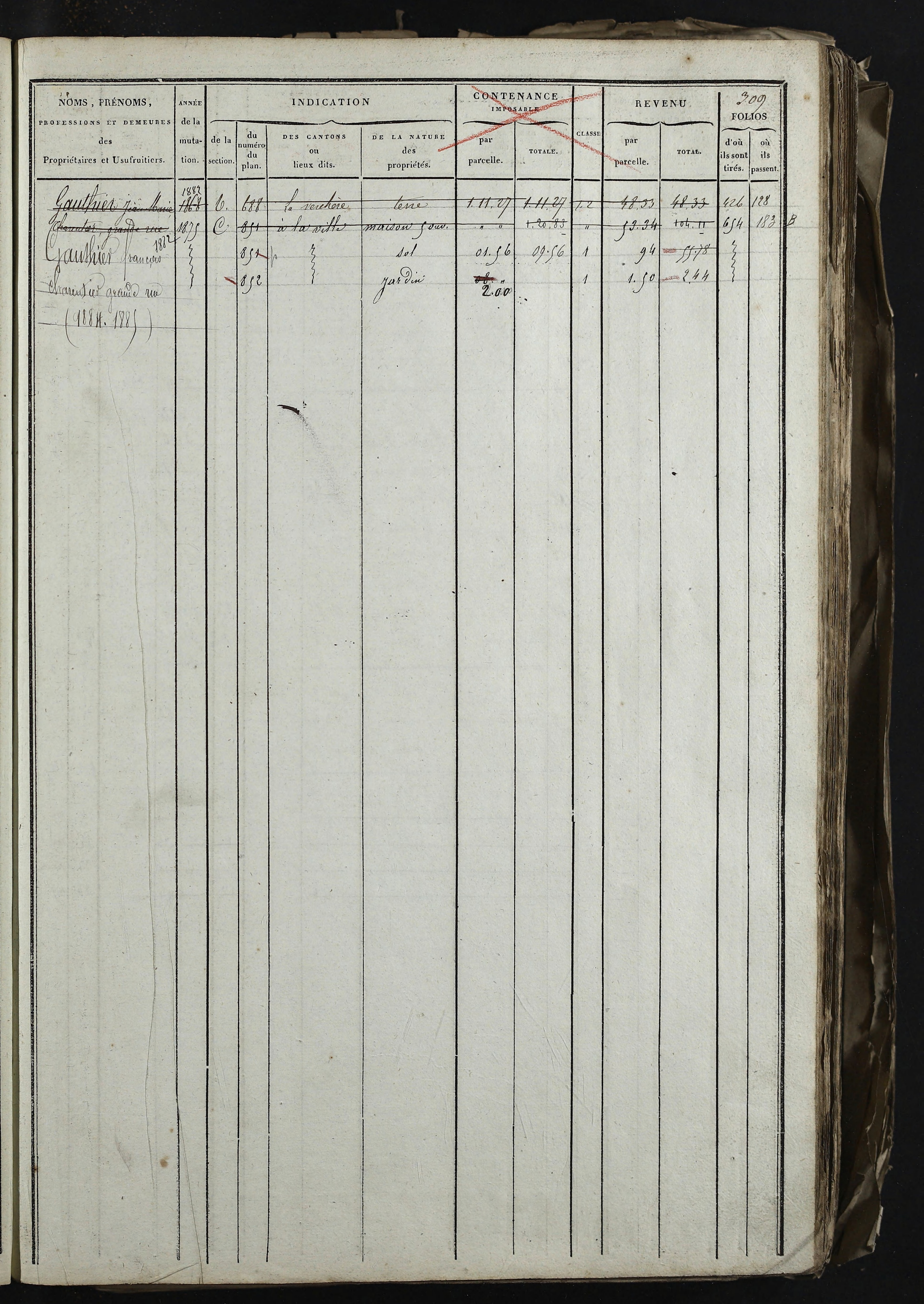 Relevant - 3 P 741 - 3 P 741 -  Folios 1 à 980  (1832-1846)