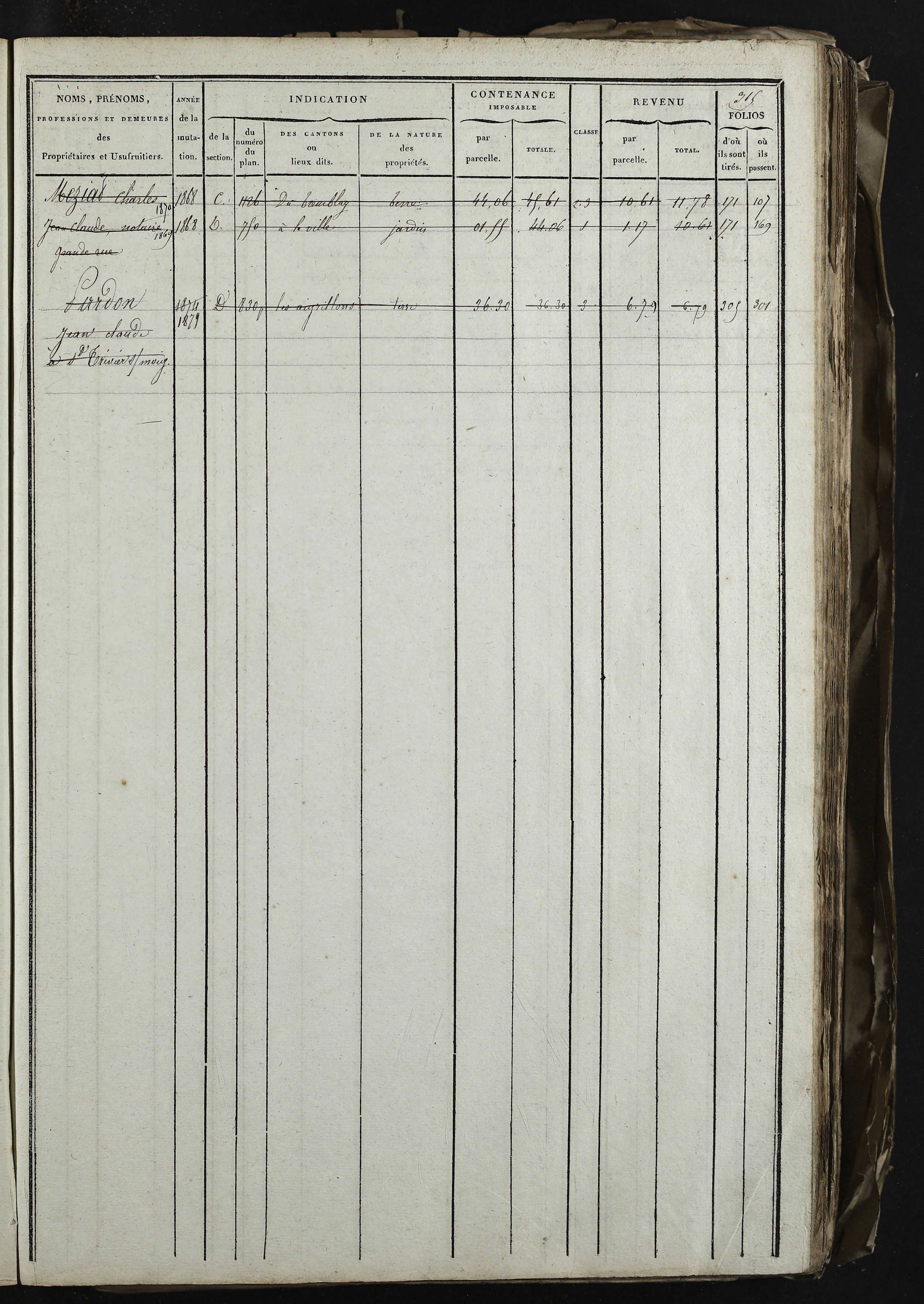 Relevant - 3 P 741 - 3 P 741 -  Folios 1 à 980  (1832-1846)