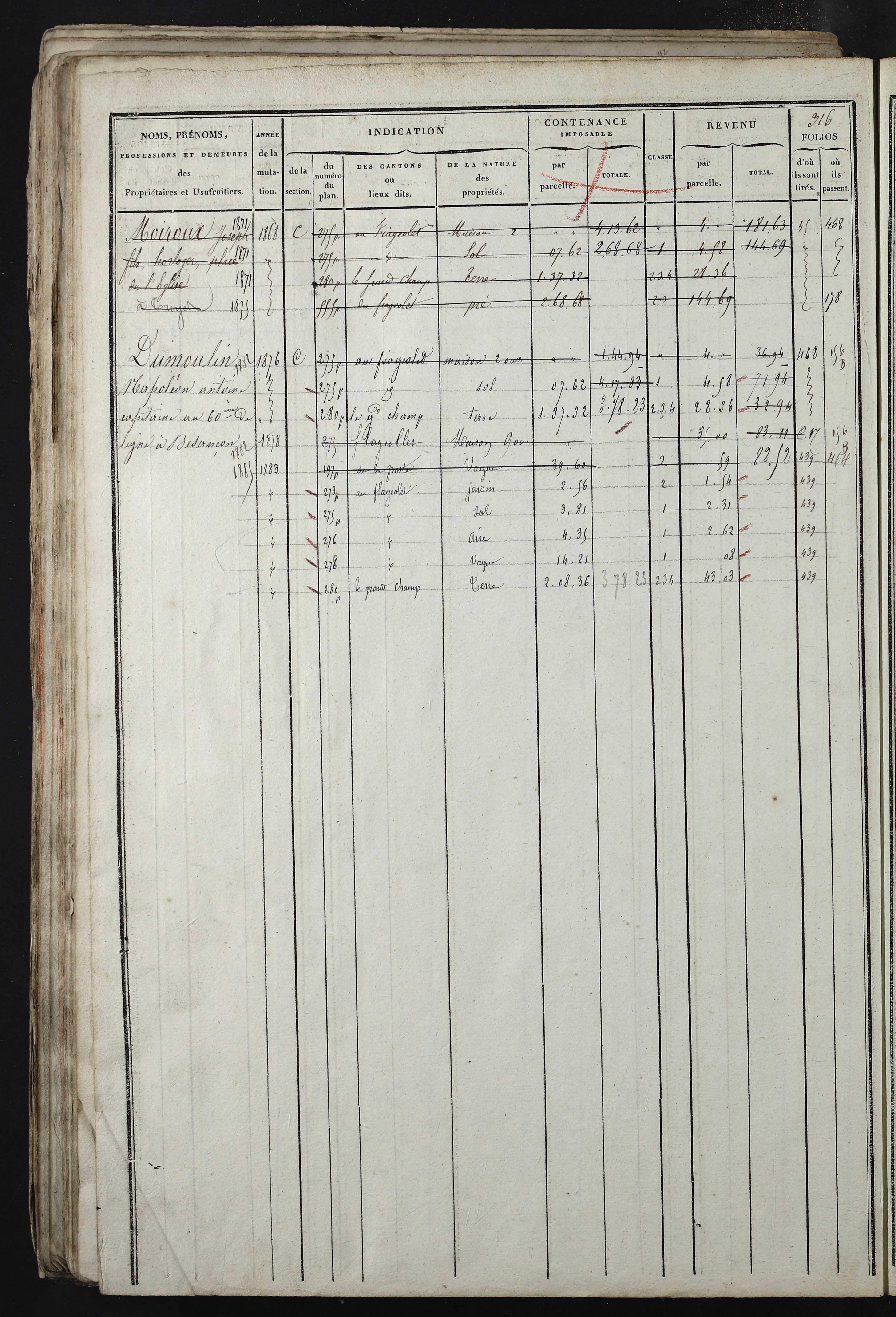 Relevant - 3 P 741 - 3 P 741 -  Folios 1 à 980  (1832-1846)