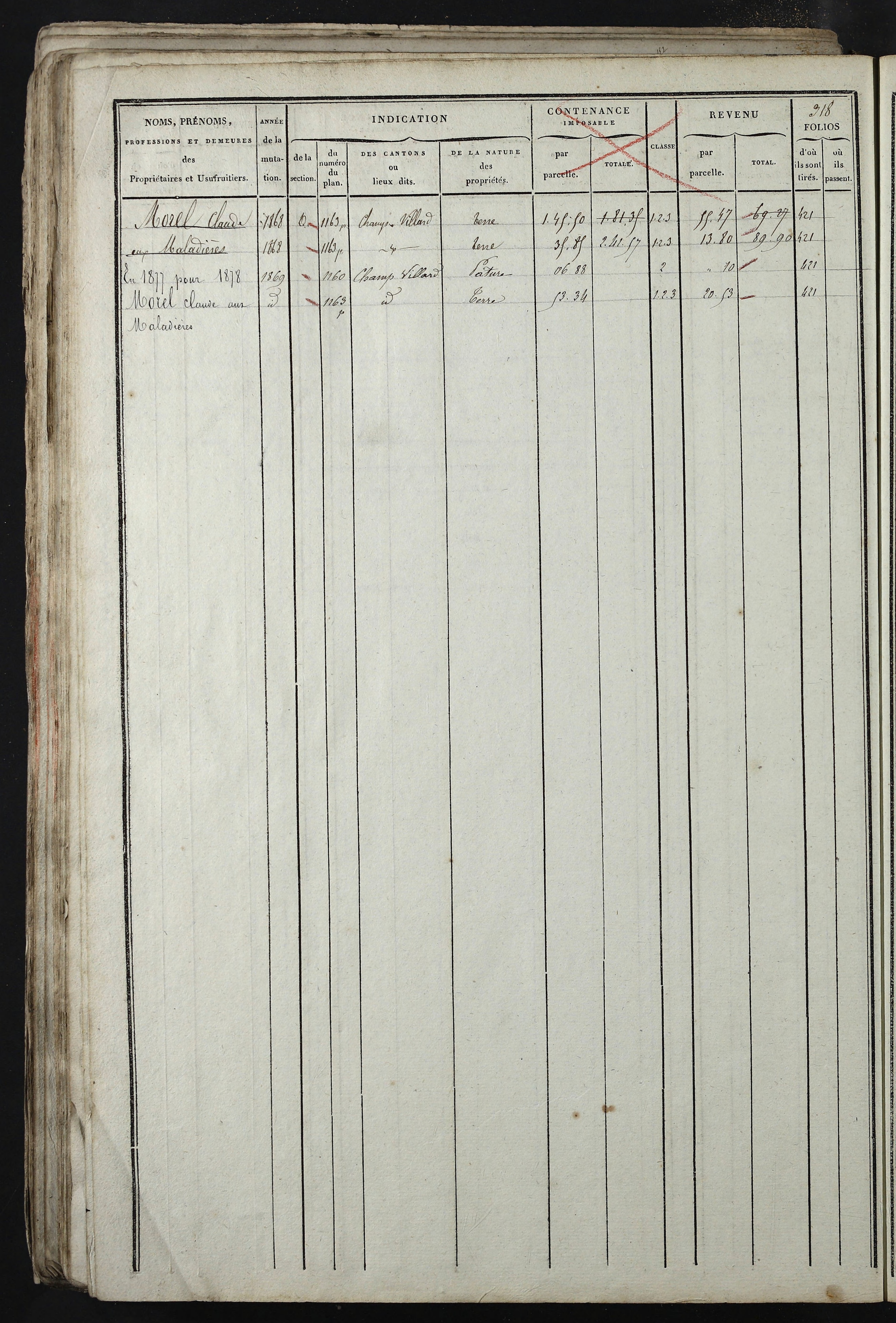 Relevant - 3 P 741 - 3 P 741 -  Folios 1 à 980  (1832-1846)