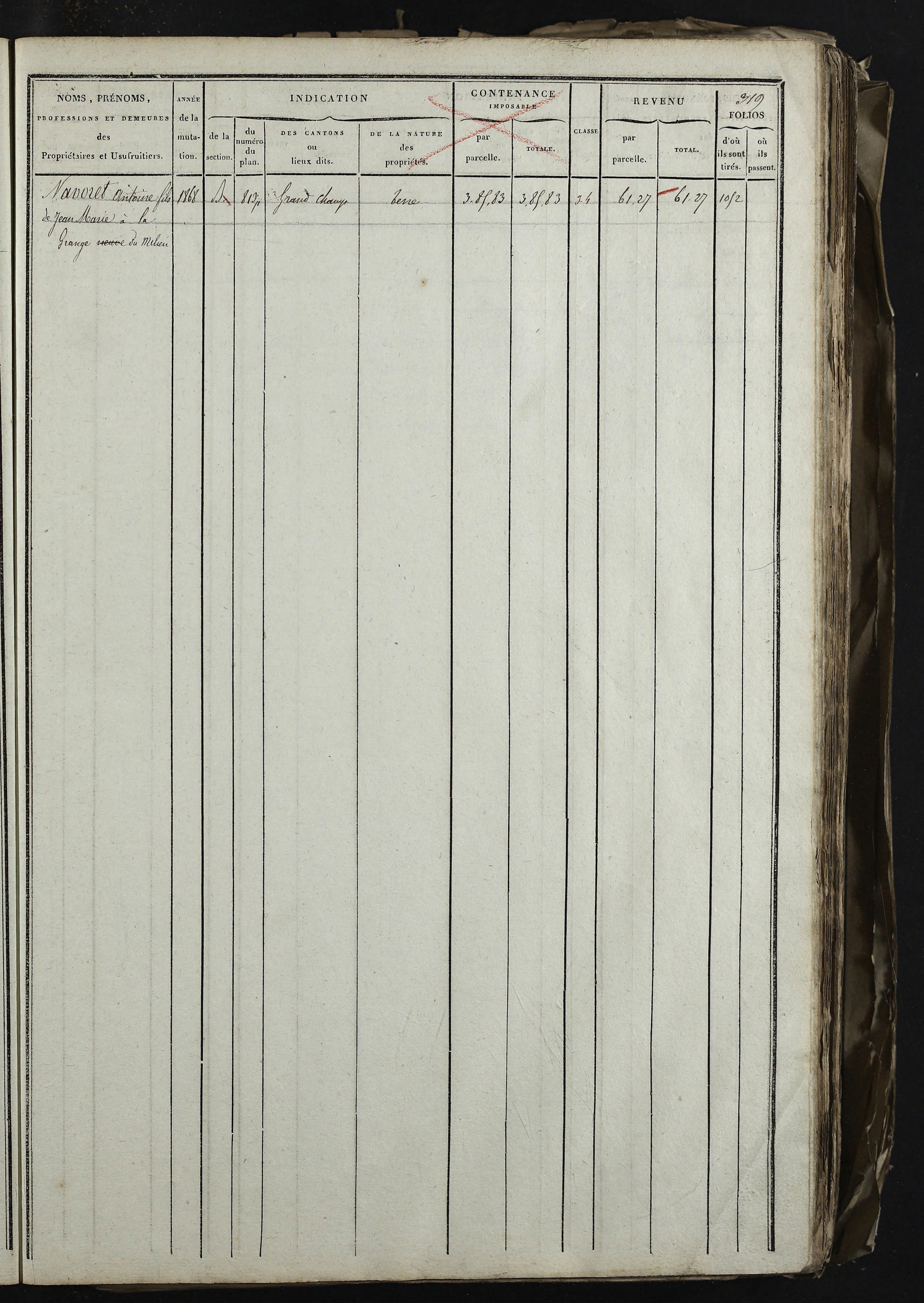 Relevant - 3 P 741 - 3 P 741 -  Folios 1 à 980  (1832-1846)