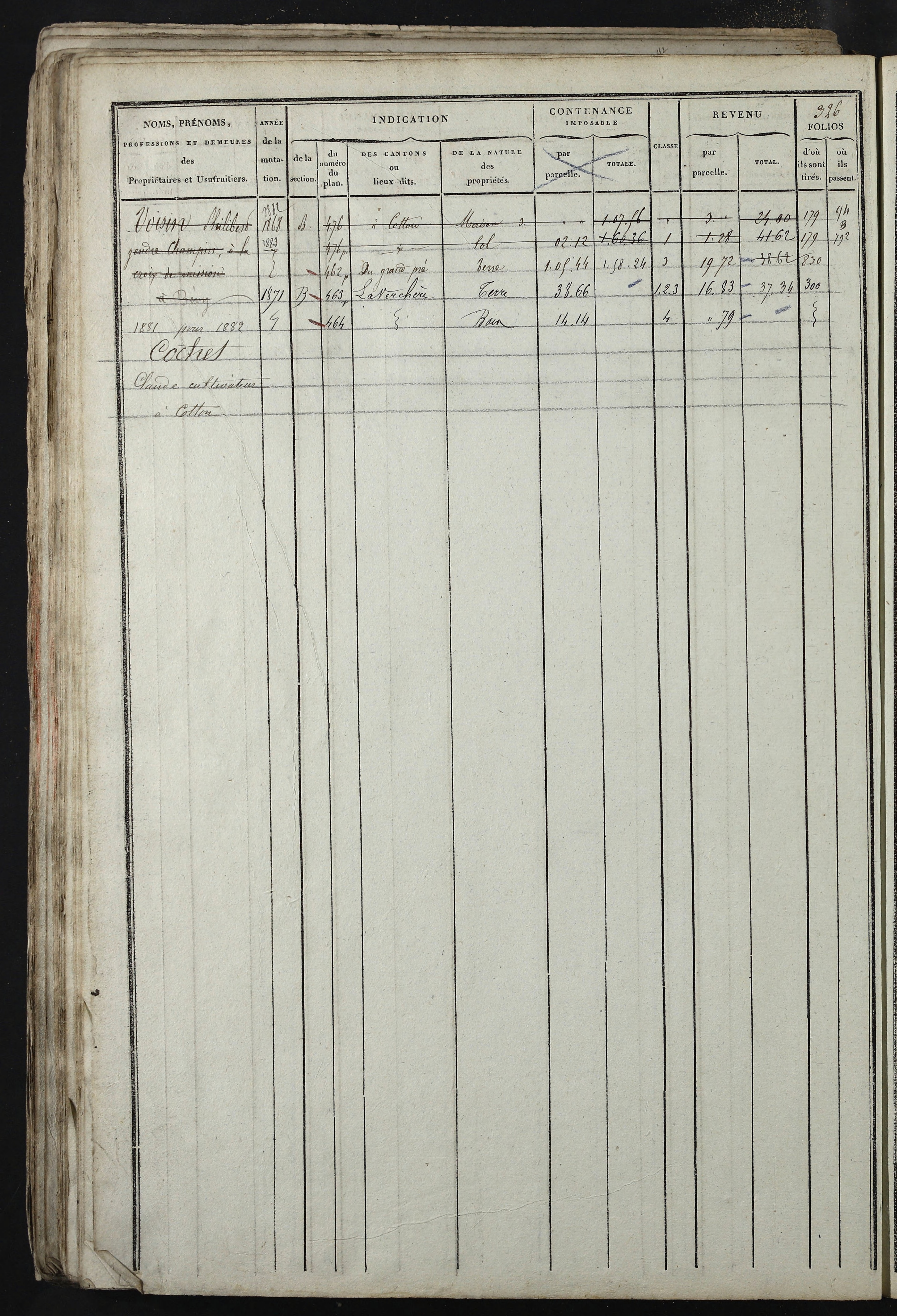 Relevant - 3 P 741 - 3 P 741 -  Folios 1 à 980  (1832-1846)