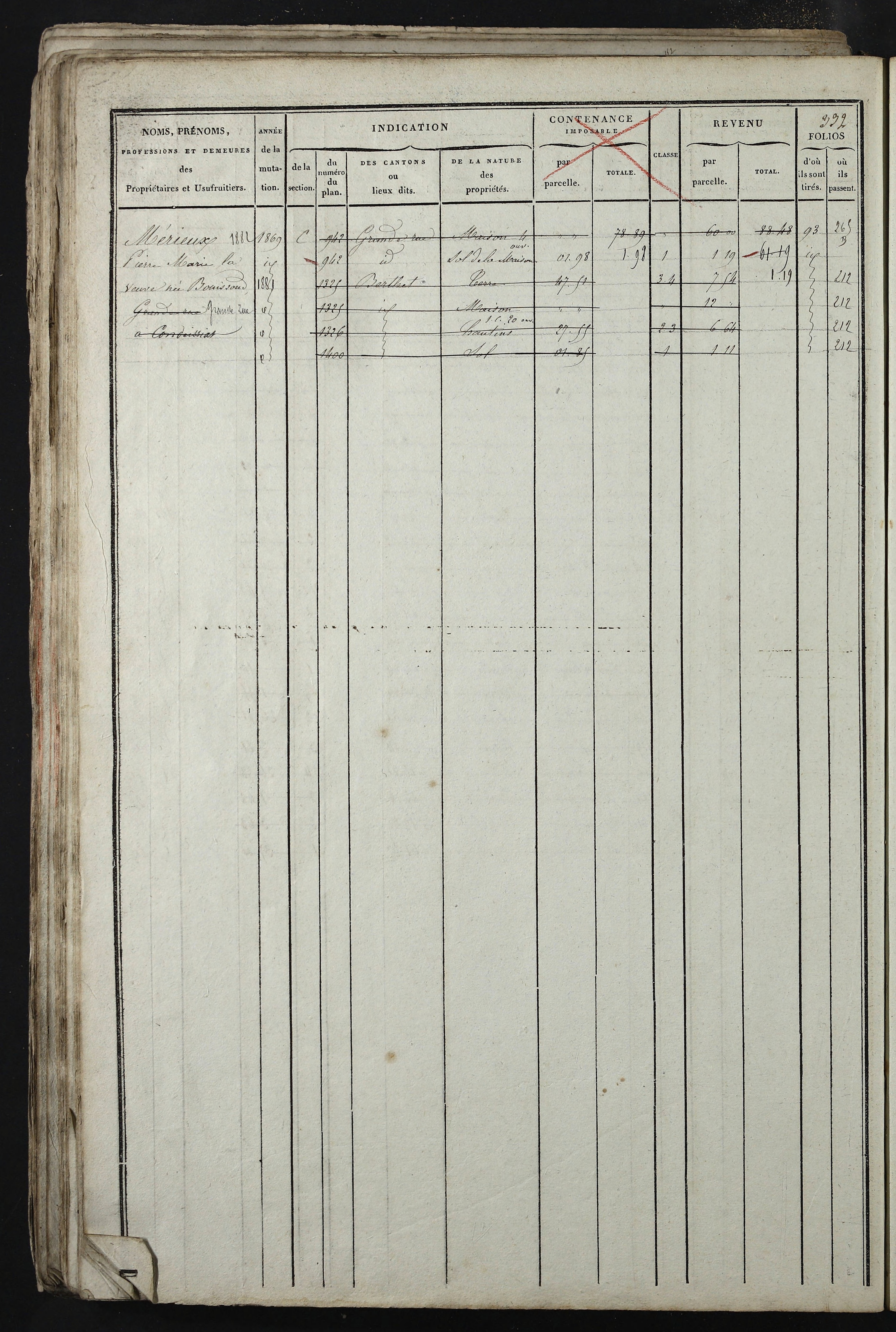 Relevant - 3 P 741 - 3 P 741 -  Folios 1 à 980  (1832-1846)