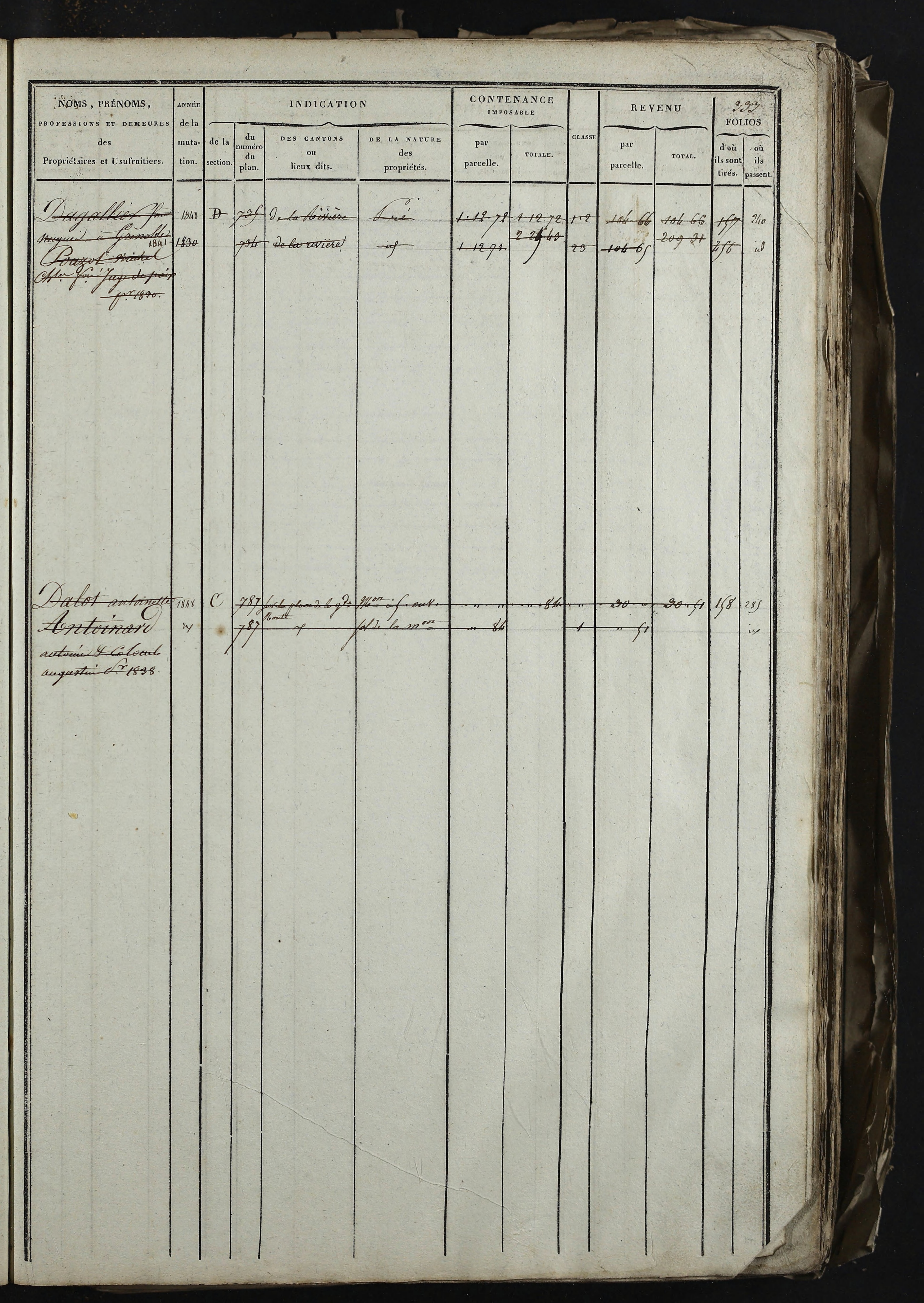 Relevant - 3 P 741 - 3 P 741 -  Folios 1 à 980  (1832-1846)
