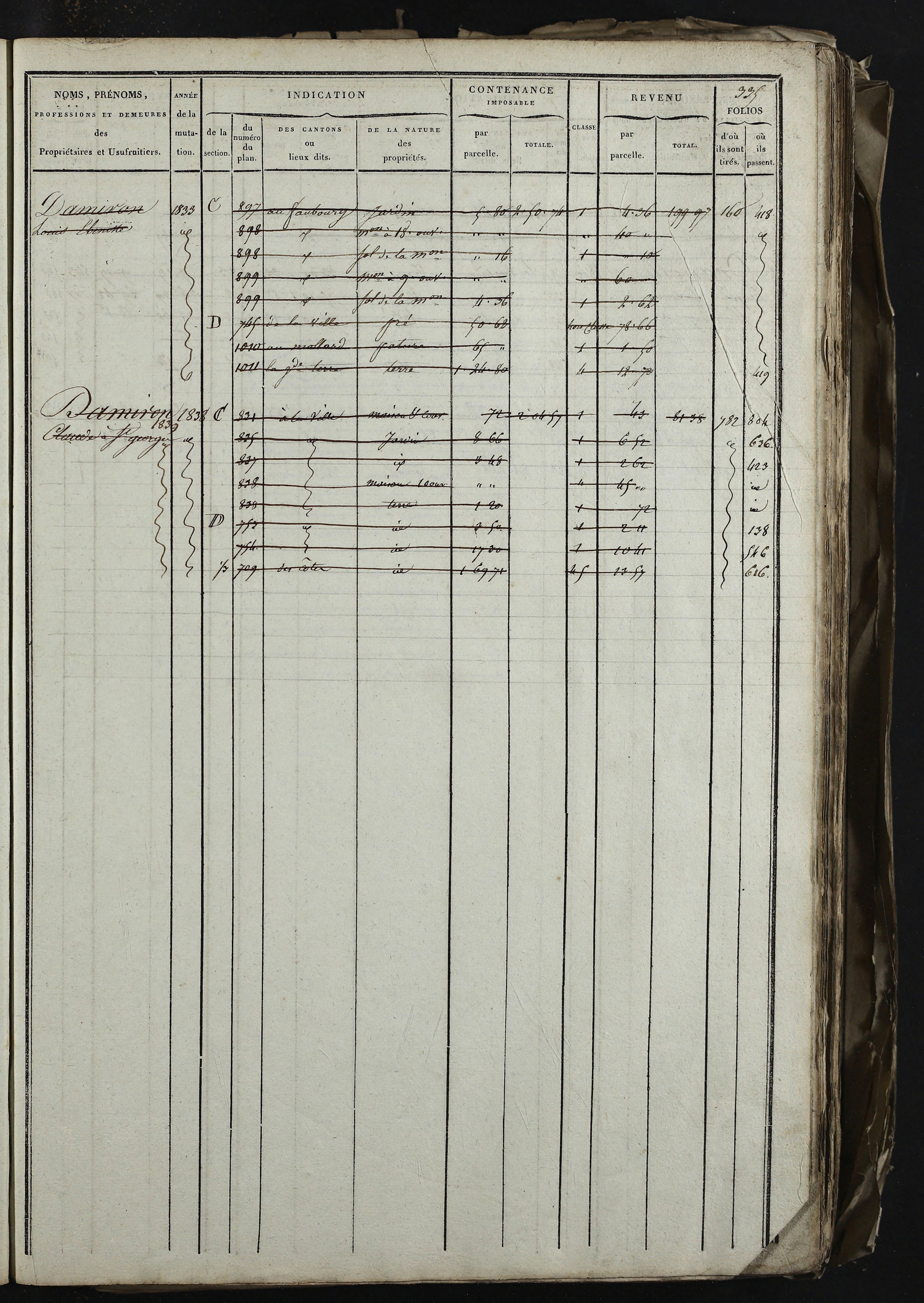 Relevant - 3 P 741 - 3 P 741 -  Folios 1 à 980  (1832-1846)