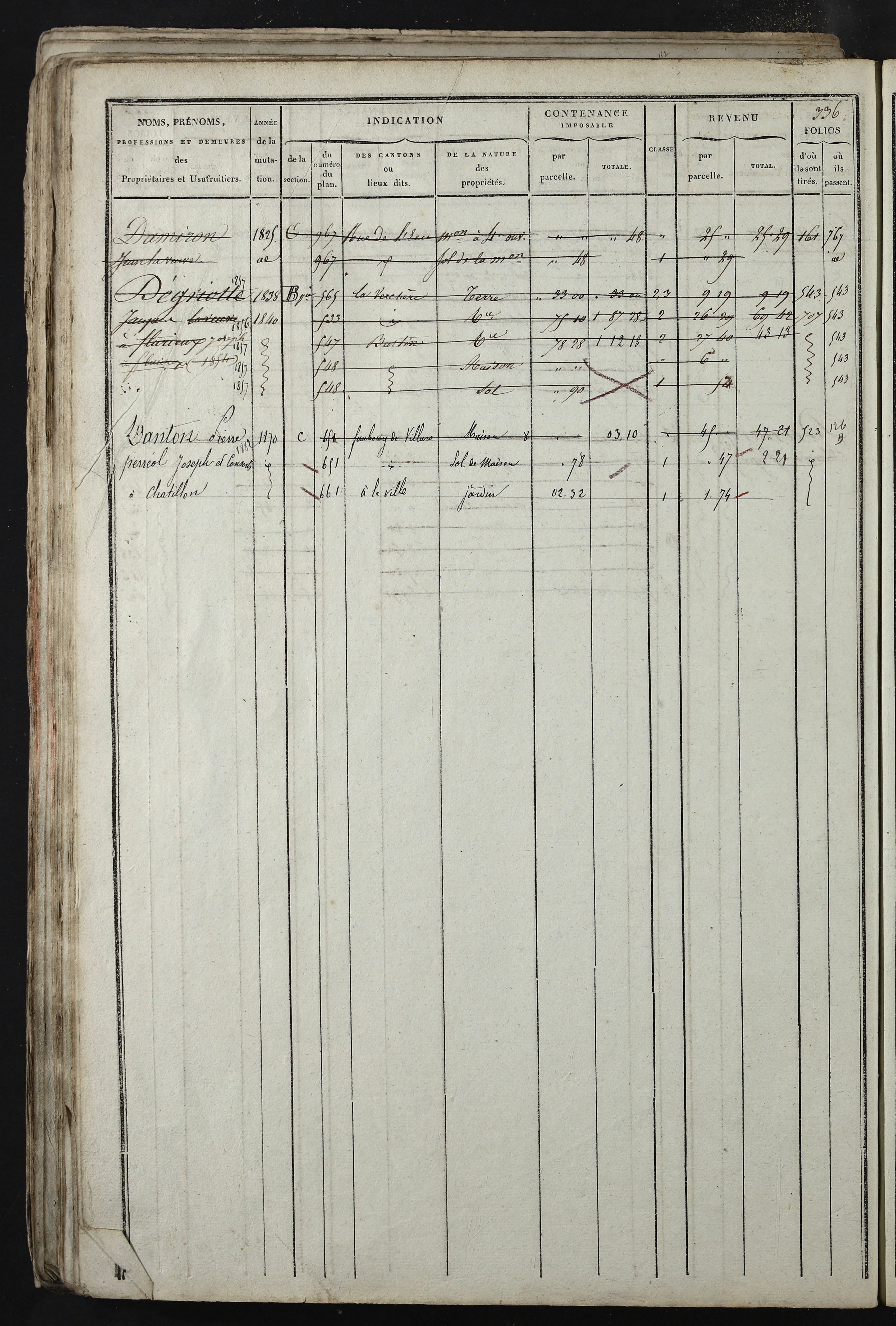Relevant - 3 P 741 - 3 P 741 -  Folios 1 à 980  (1832-1846)