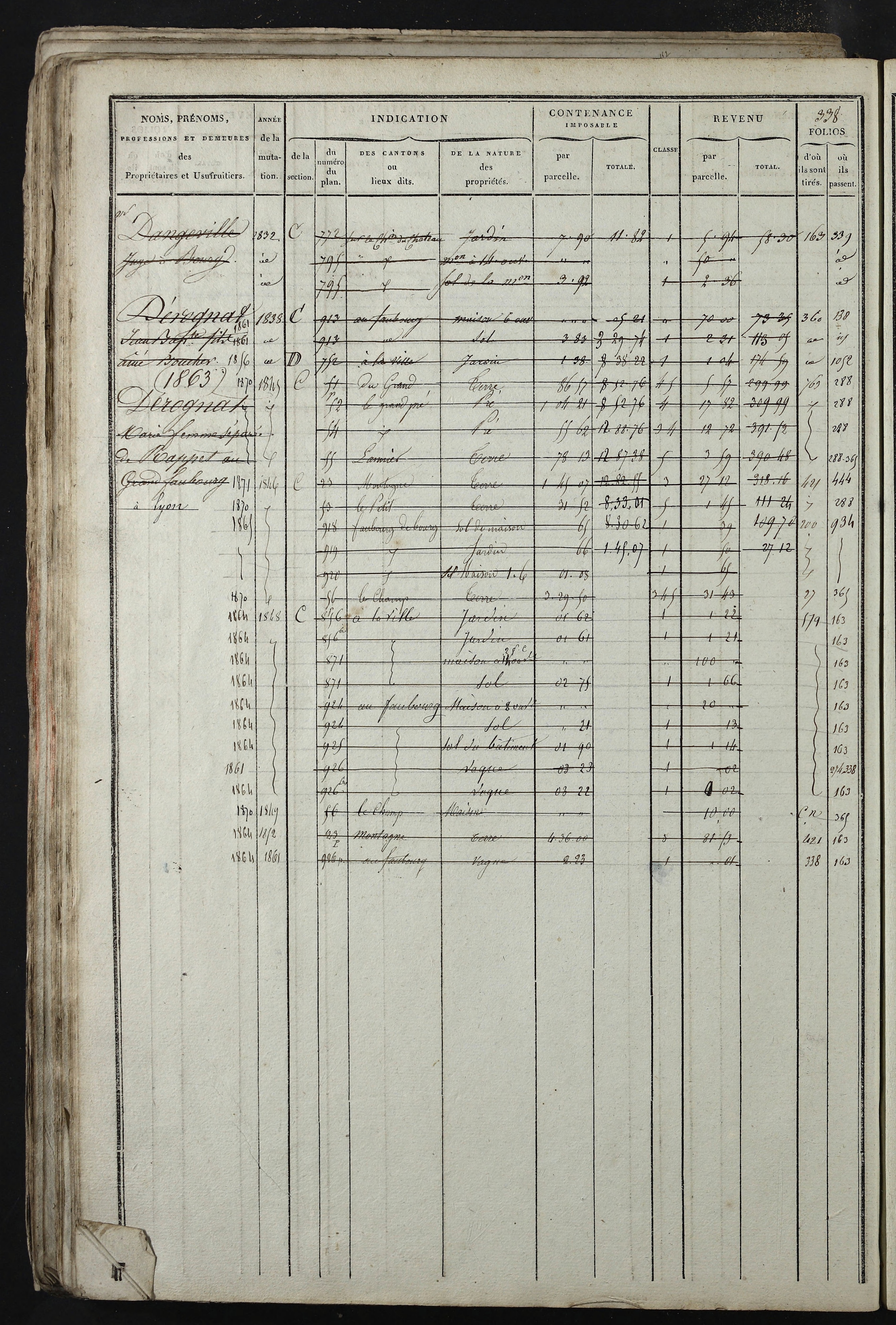 Relevant - 3 P 741 - 3 P 741 -  Folios 1 à 980  (1832-1846)