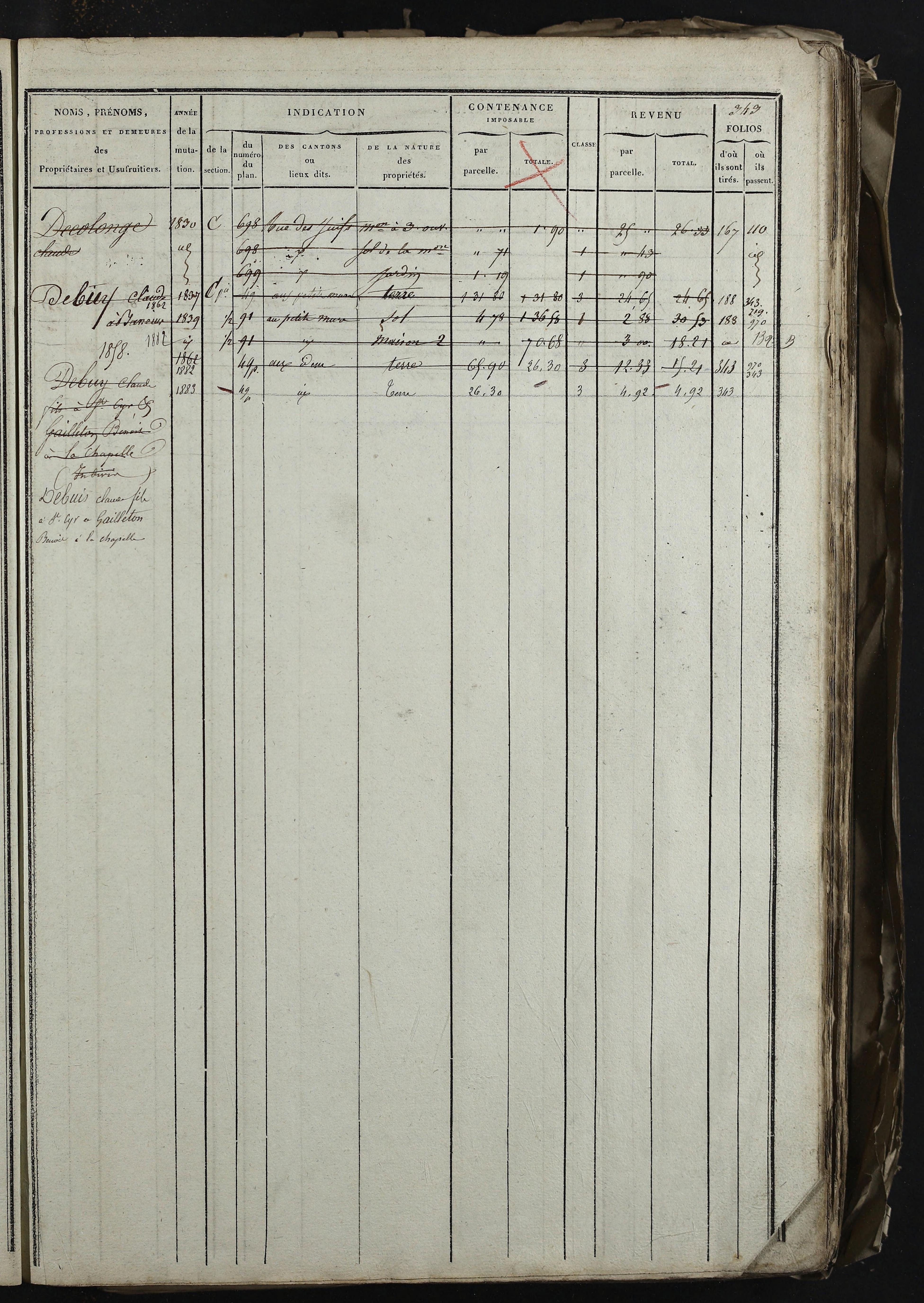 Relevant - 3 P 741 - 3 P 741 -  Folios 1 à 980  (1832-1846)