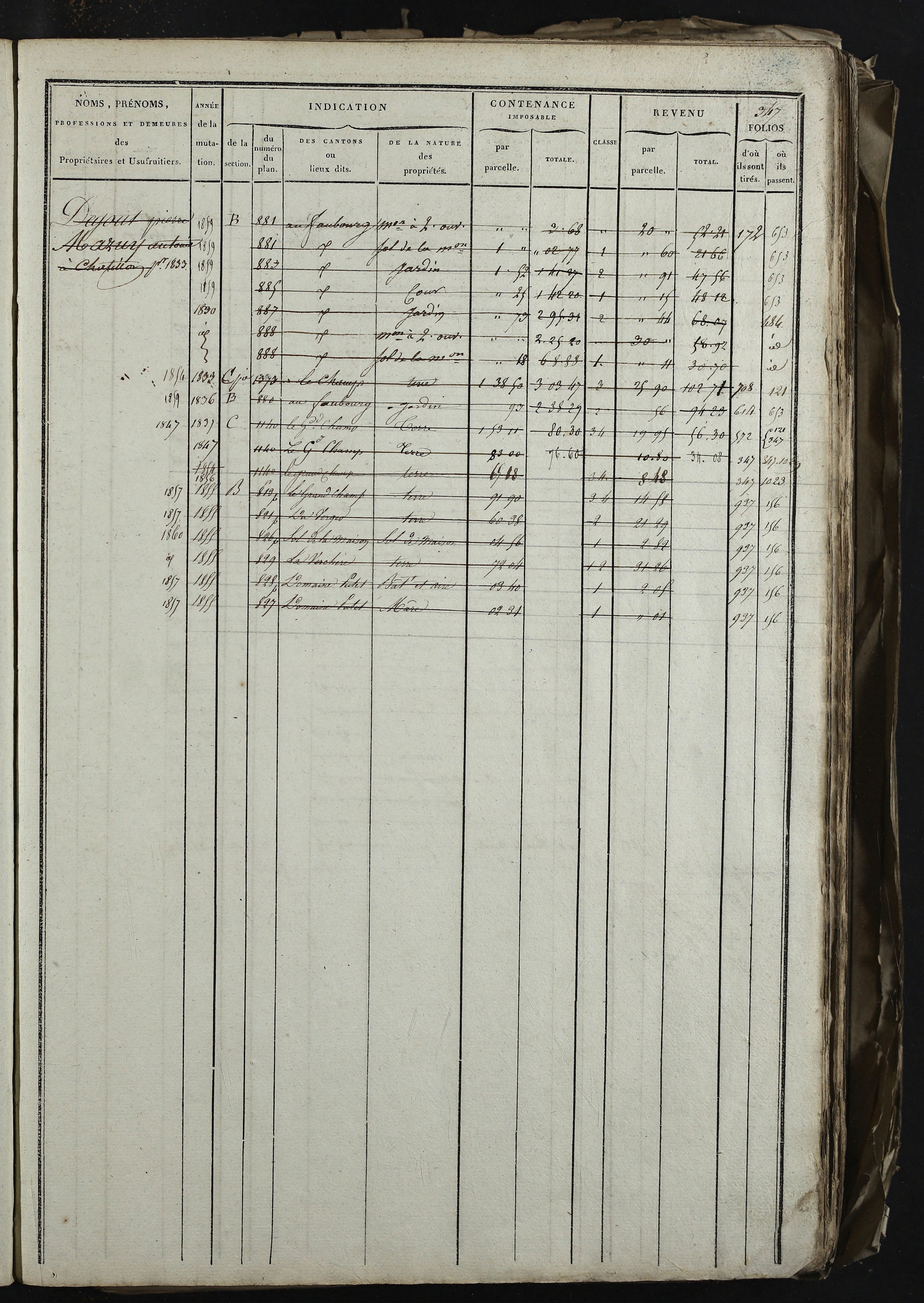 Relevant - 3 P 741 - 3 P 741 -  Folios 1 à 980  (1832-1846)
