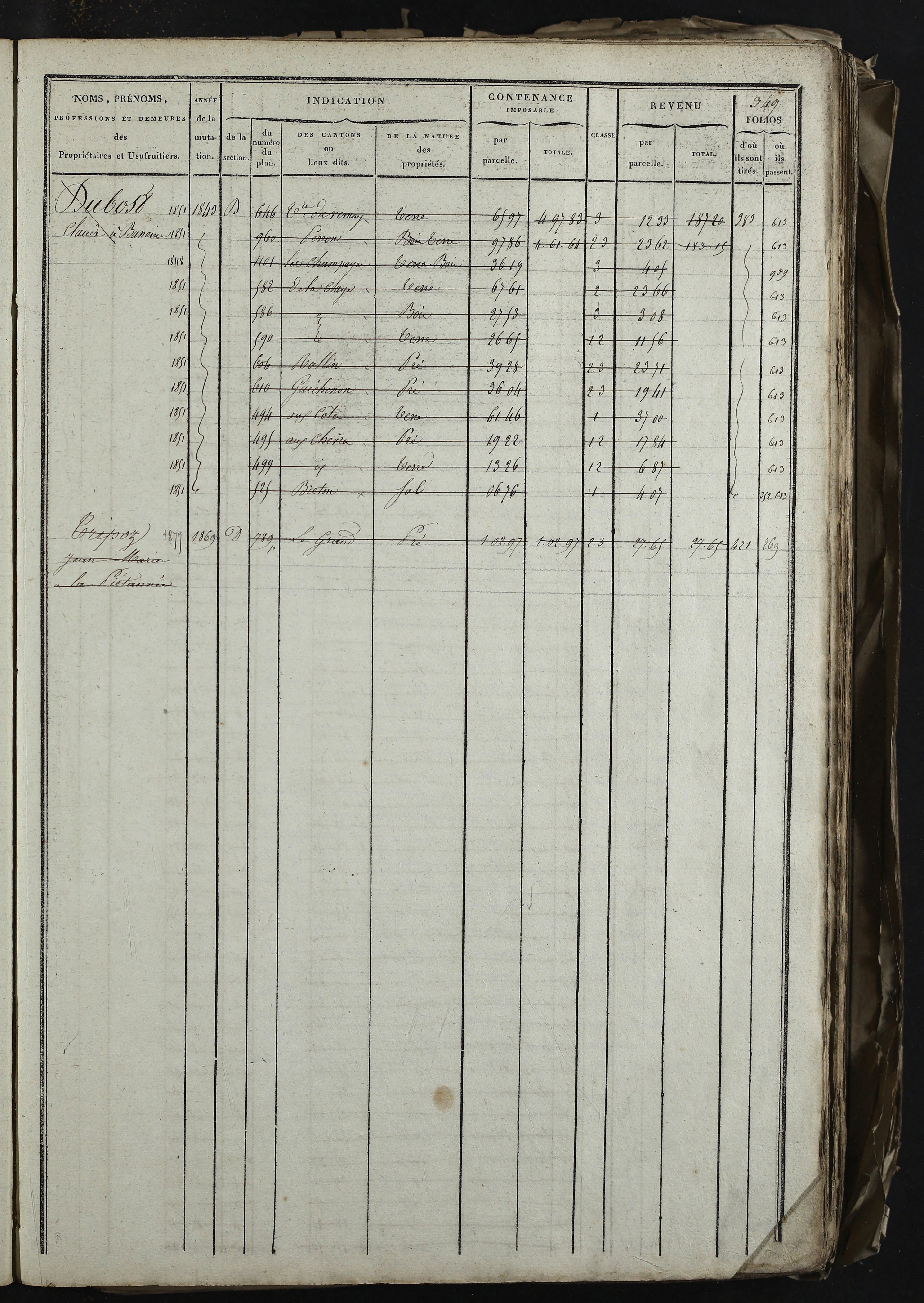 Relevant - 3 P 741 - 3 P 741 -  Folios 1 à 980  (1832-1846)