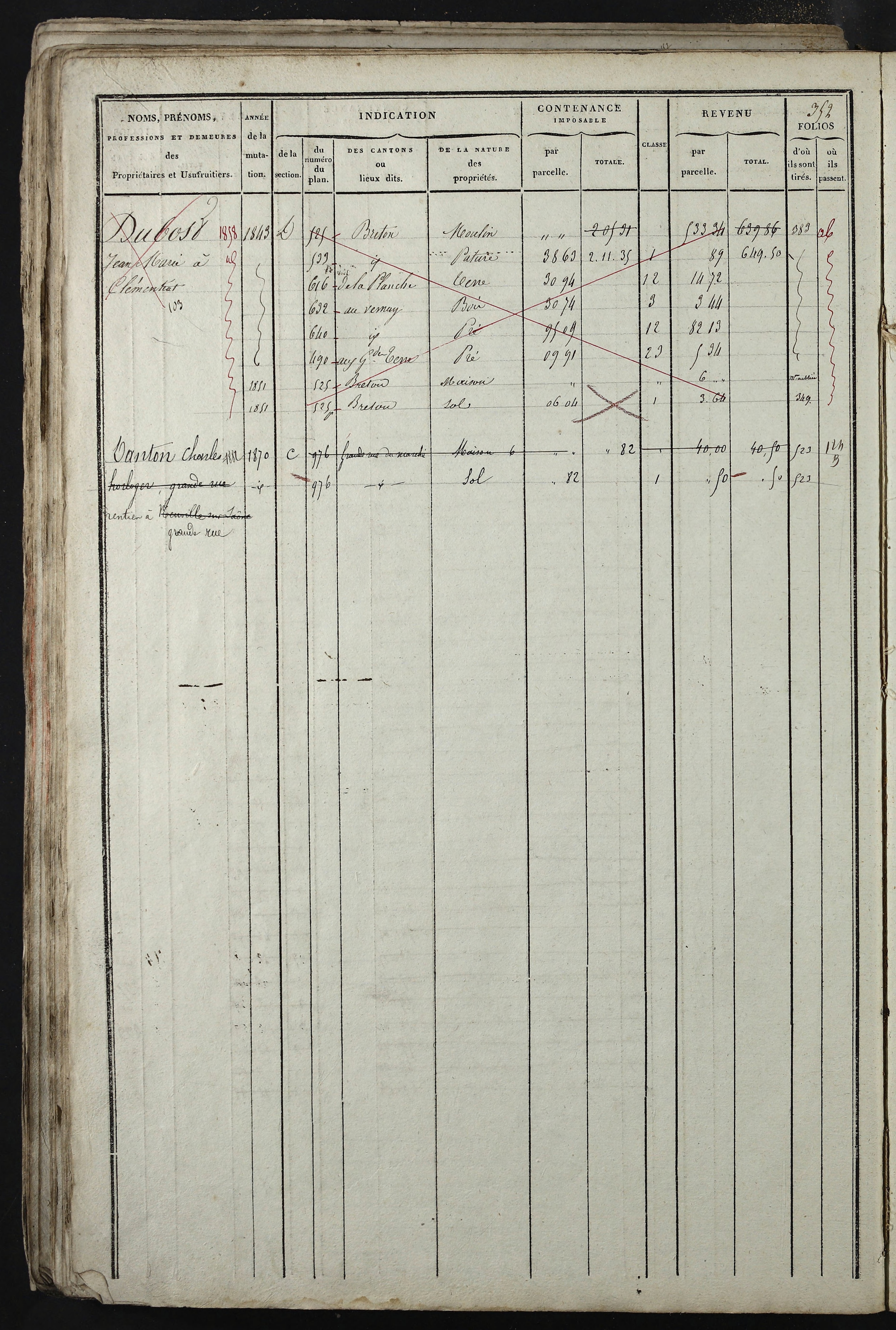 Relevant - 3 P 741 - 3 P 741 -  Folios 1 à 980  (1832-1846)