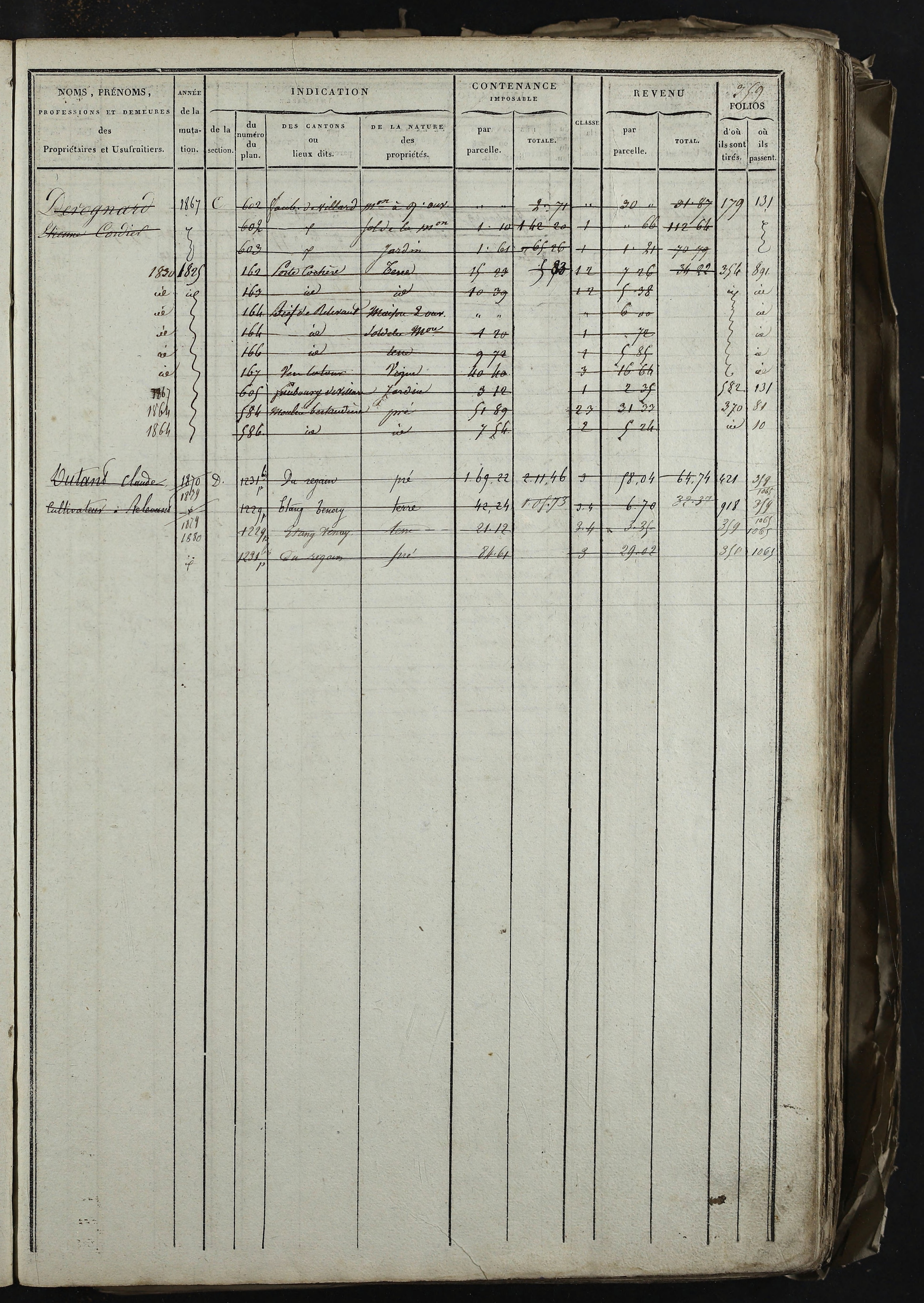 Relevant - 3 P 741 - 3 P 741 -  Folios 1 à 980  (1832-1846)