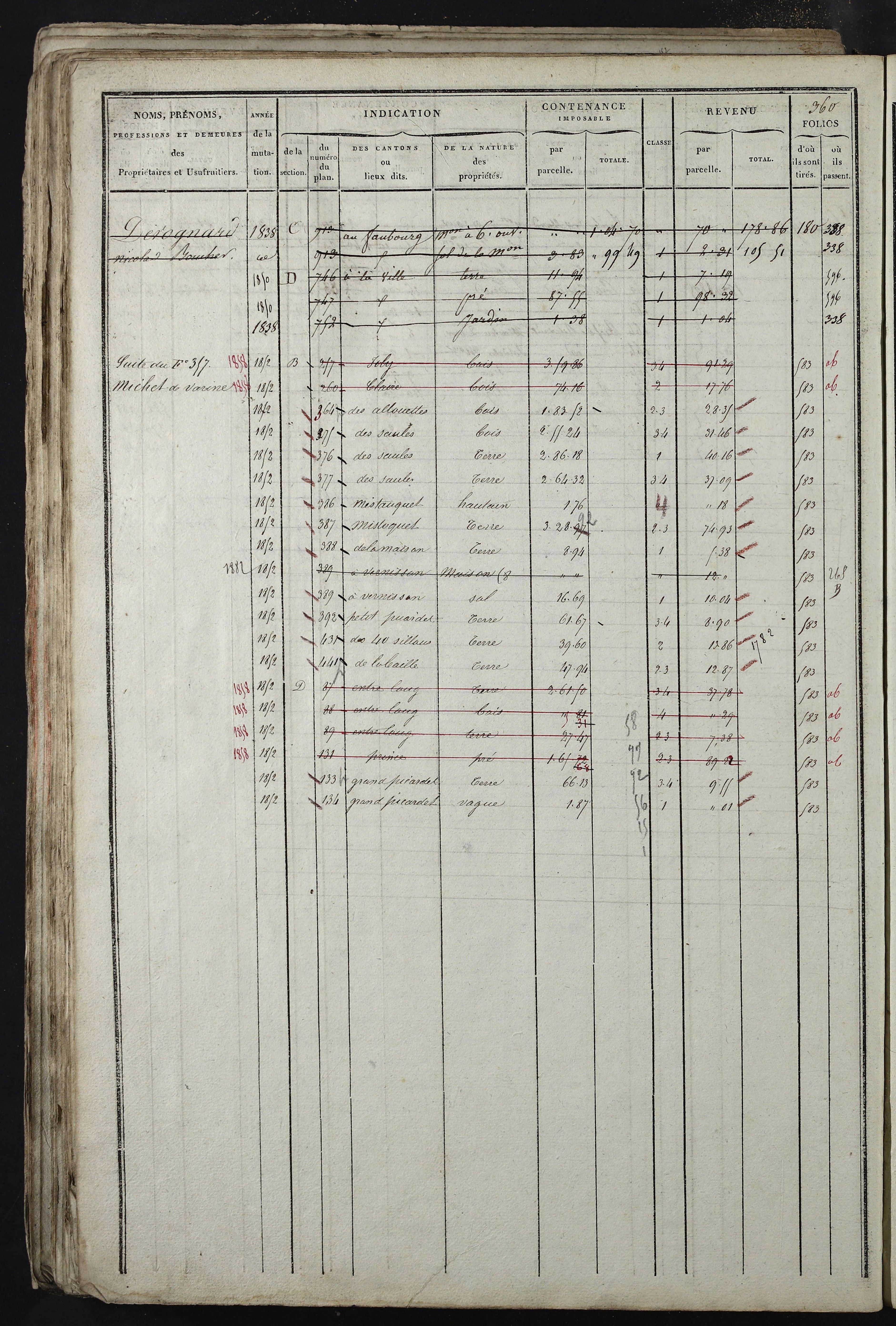 Relevant - 3 P 741 - 3 P 741 -  Folios 1 à 980  (1832-1846)