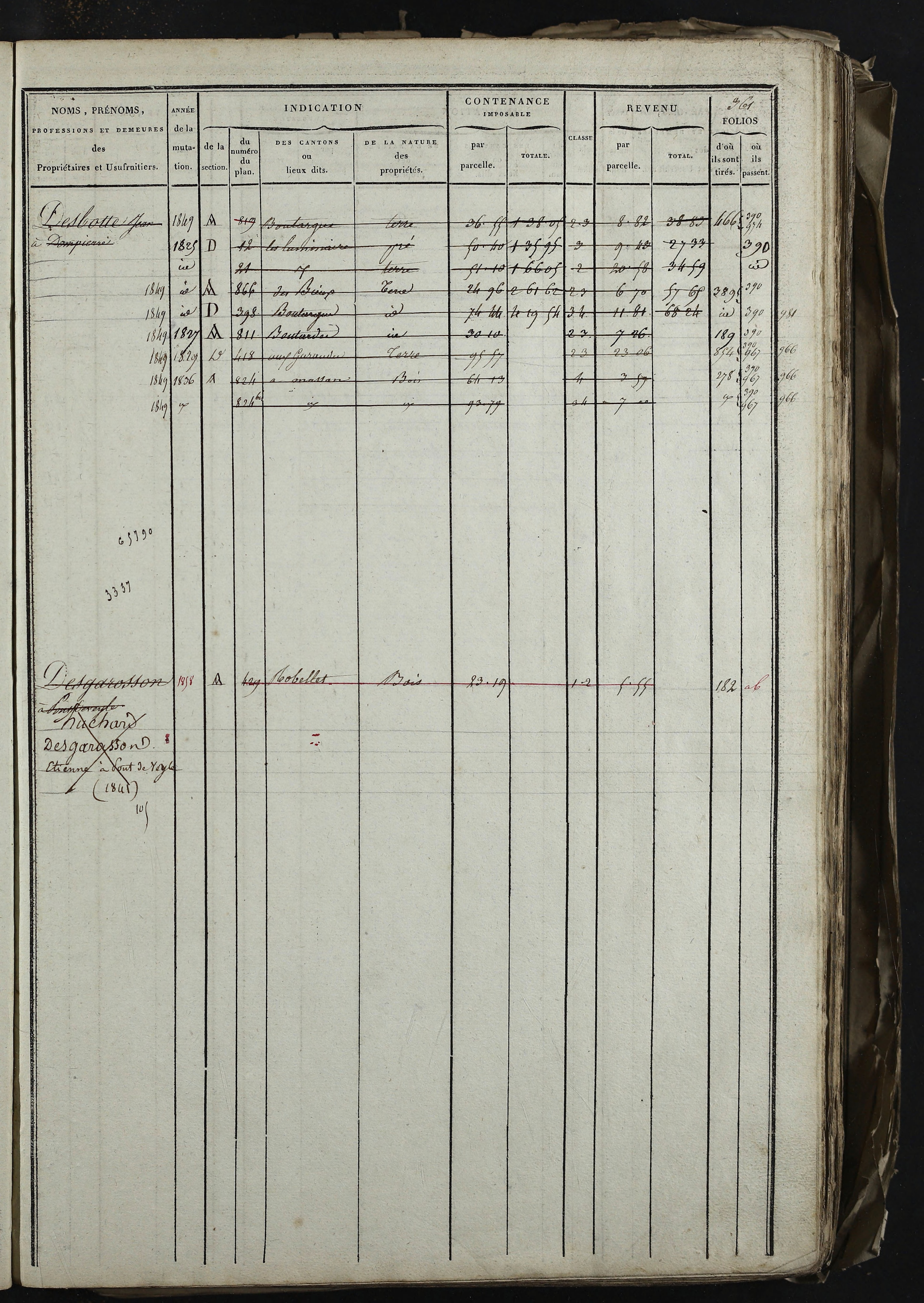 Relevant - 3 P 741 - 3 P 741 -  Folios 1 à 980  (1832-1846)