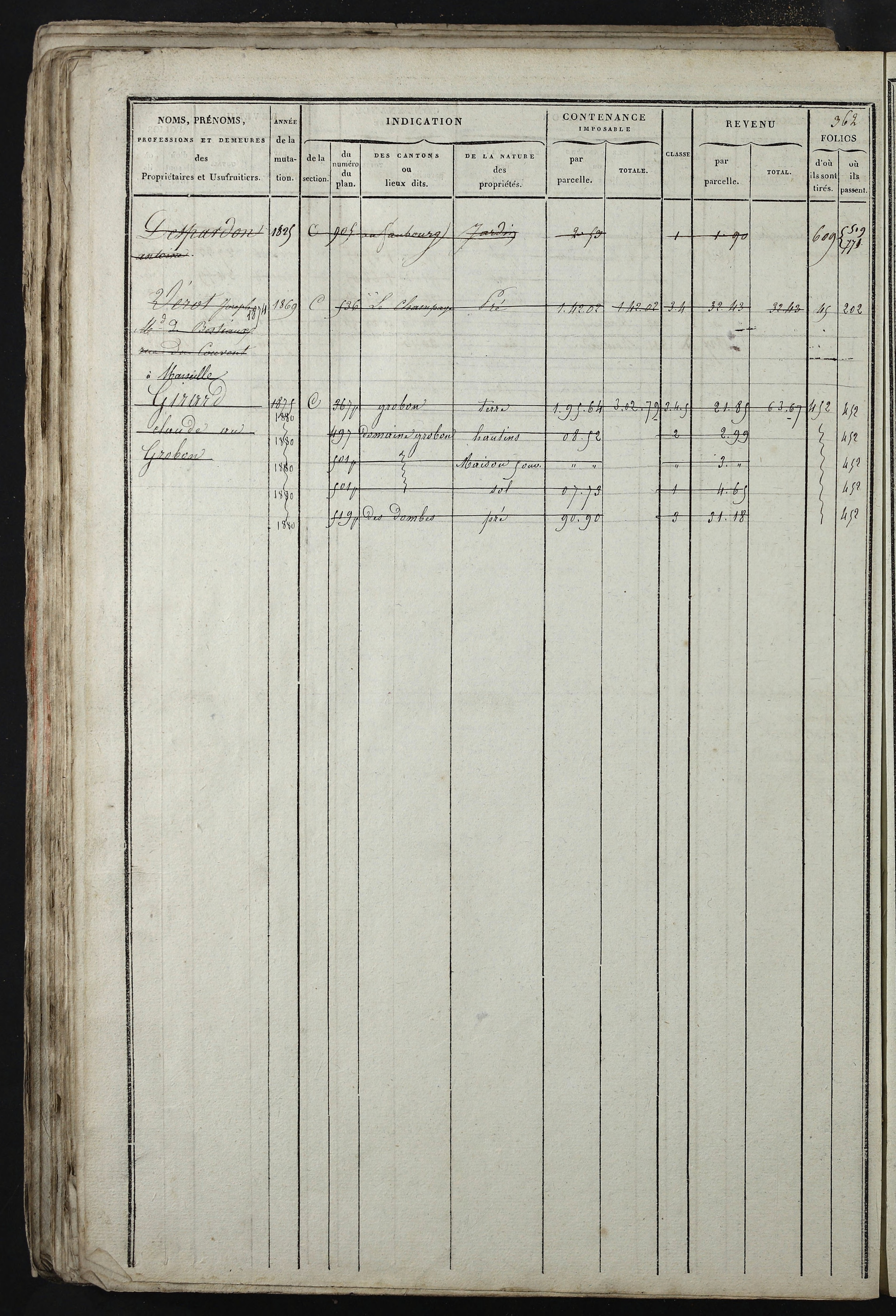Relevant - 3 P 741 - 3 P 741 -  Folios 1 à 980  (1832-1846)