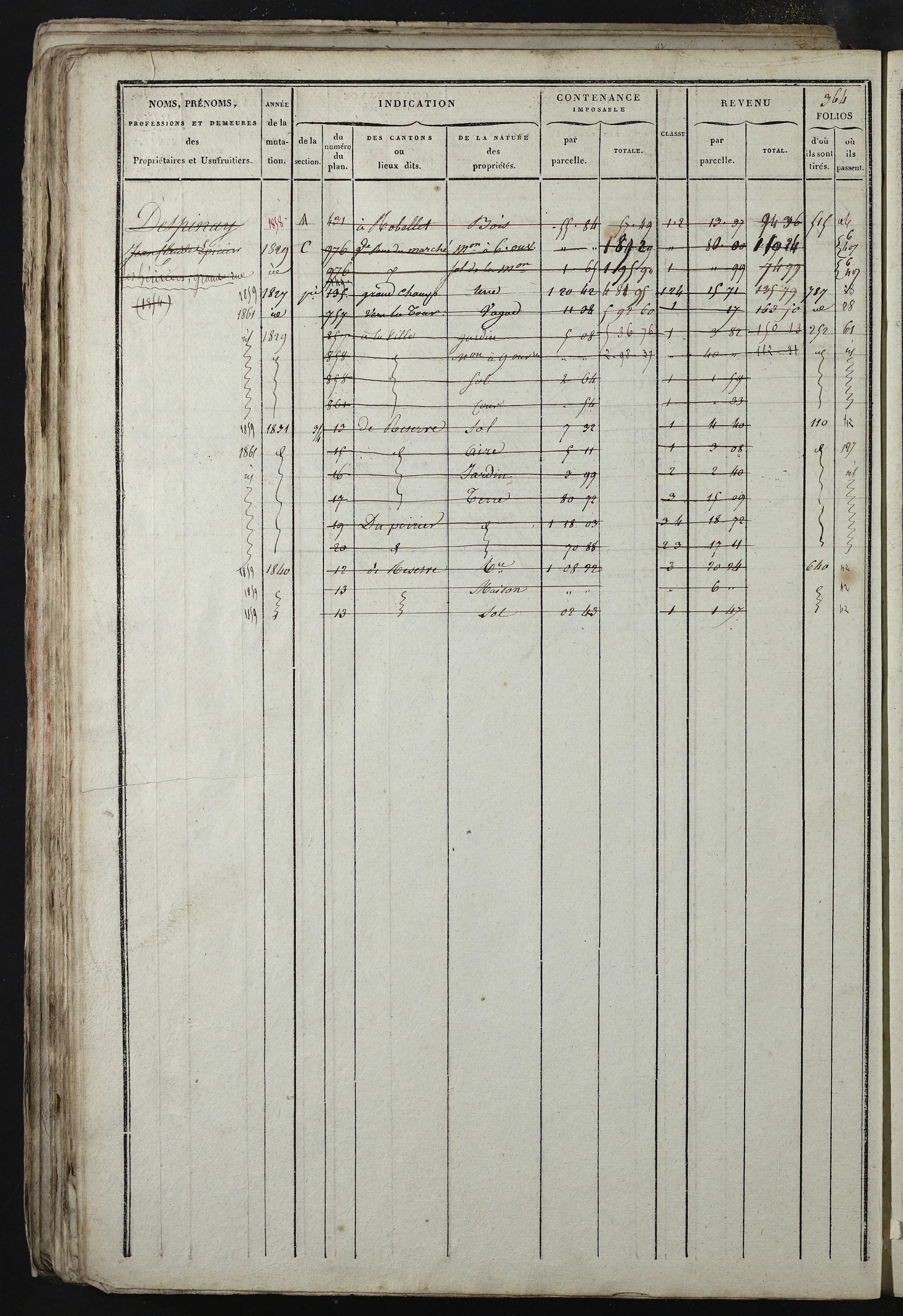 Relevant - 3 P 741 - 3 P 741 -  Folios 1 à 980  (1832-1846)