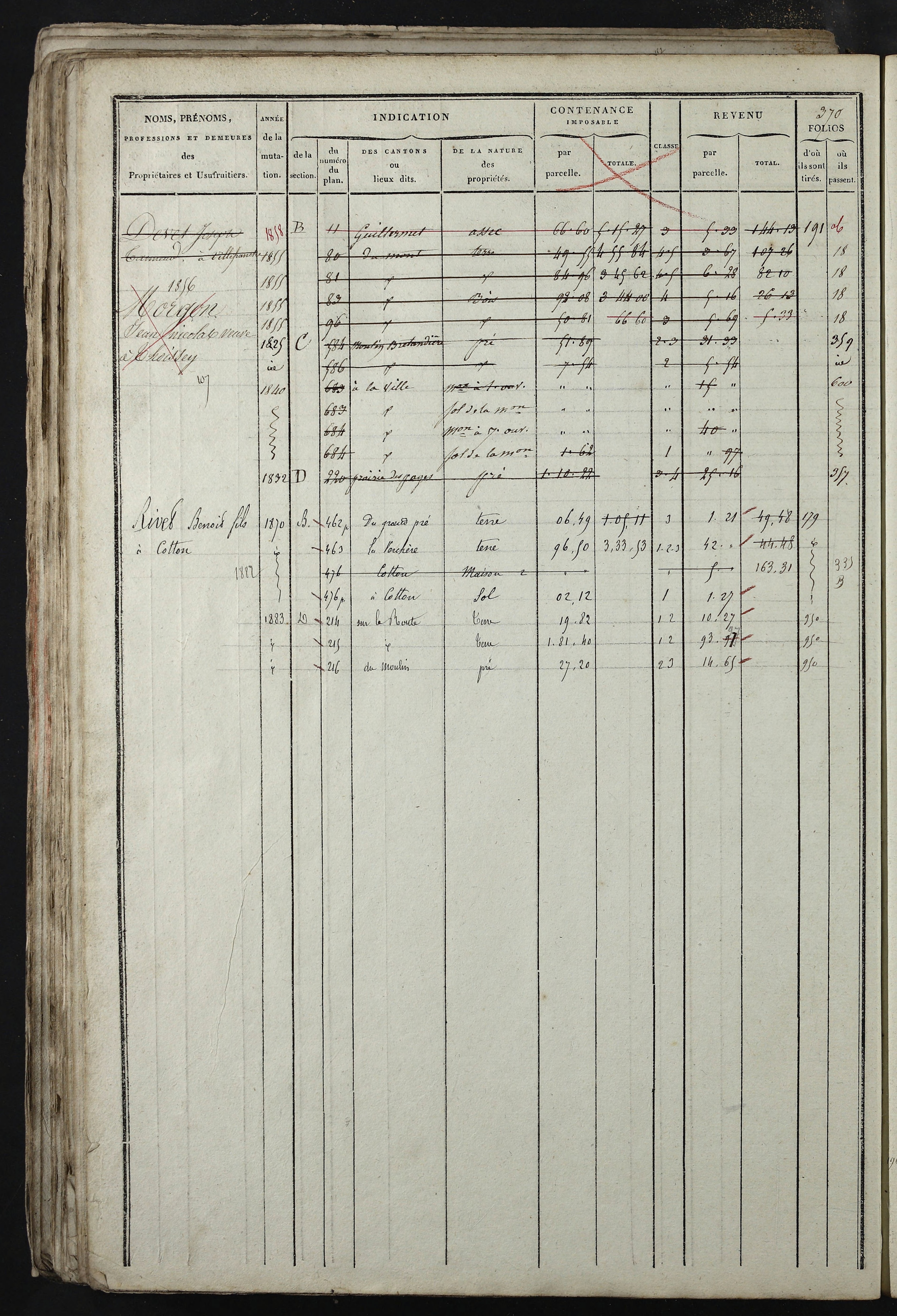 Relevant - 3 P 741 - 3 P 741 -  Folios 1 à 980  (1832-1846)