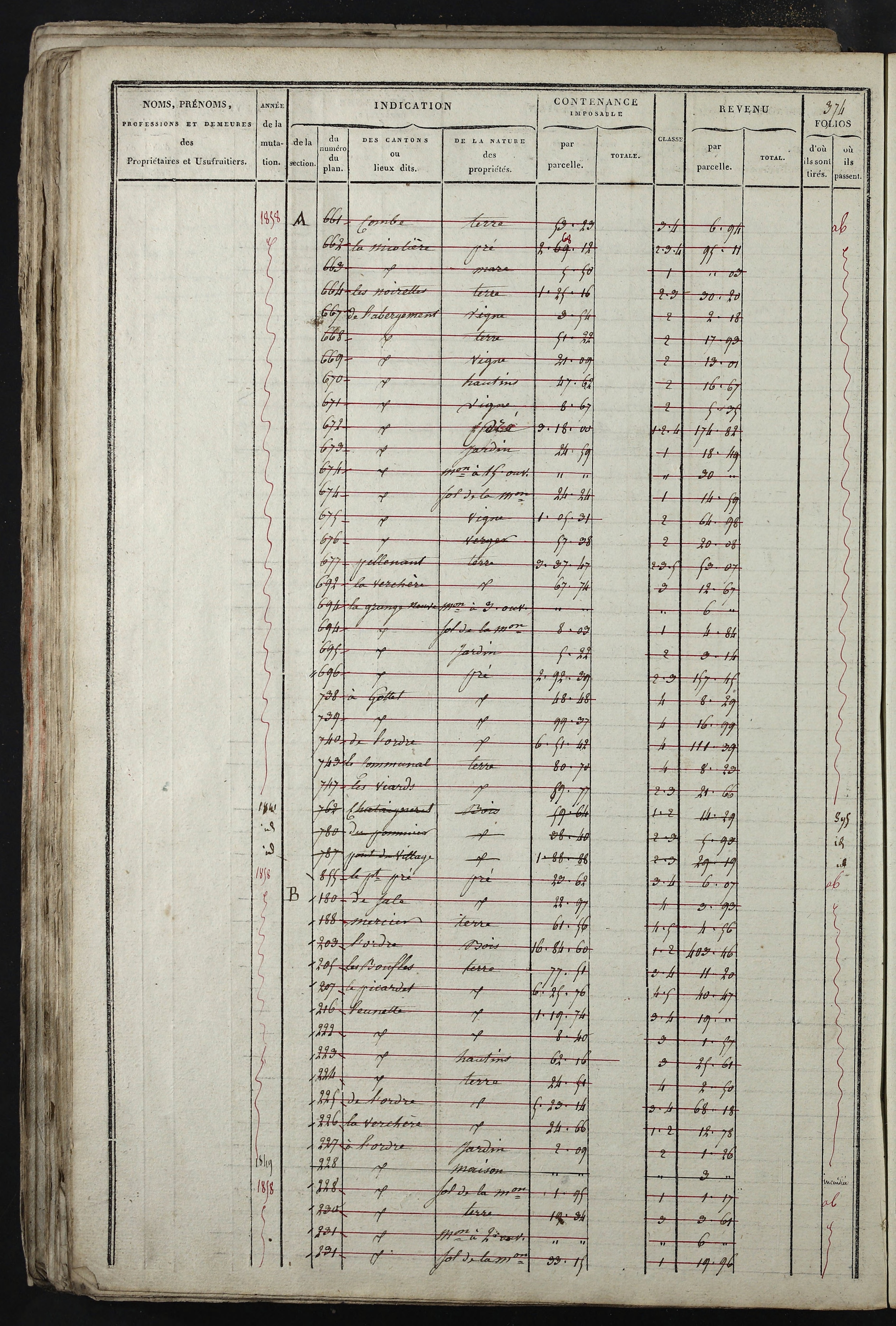 Relevant - 3 P 741 - 3 P 741 -  Folios 1 à 980  (1832-1846)