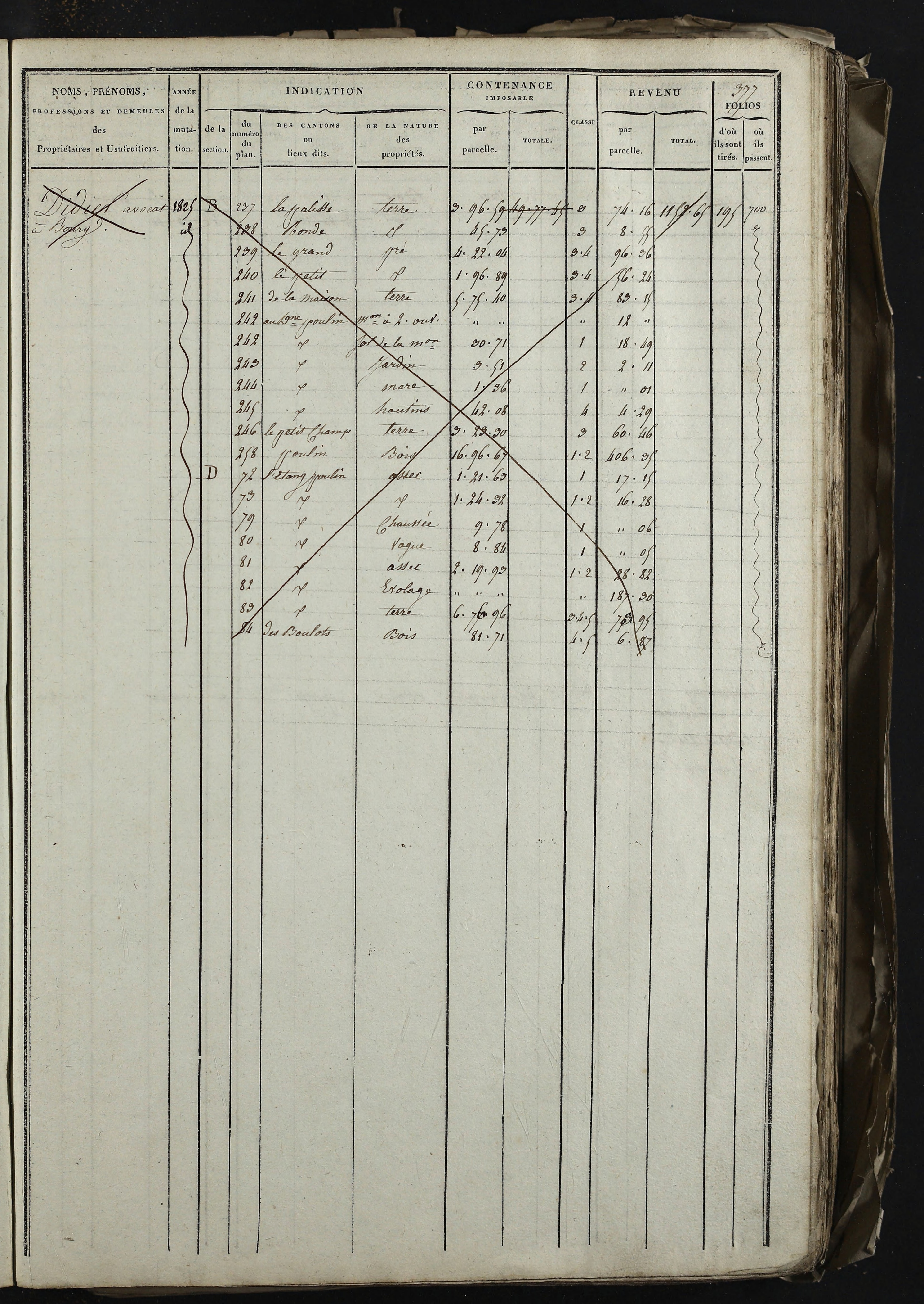 Relevant - 3 P 741 - 3 P 741 -  Folios 1 à 980  (1832-1846)