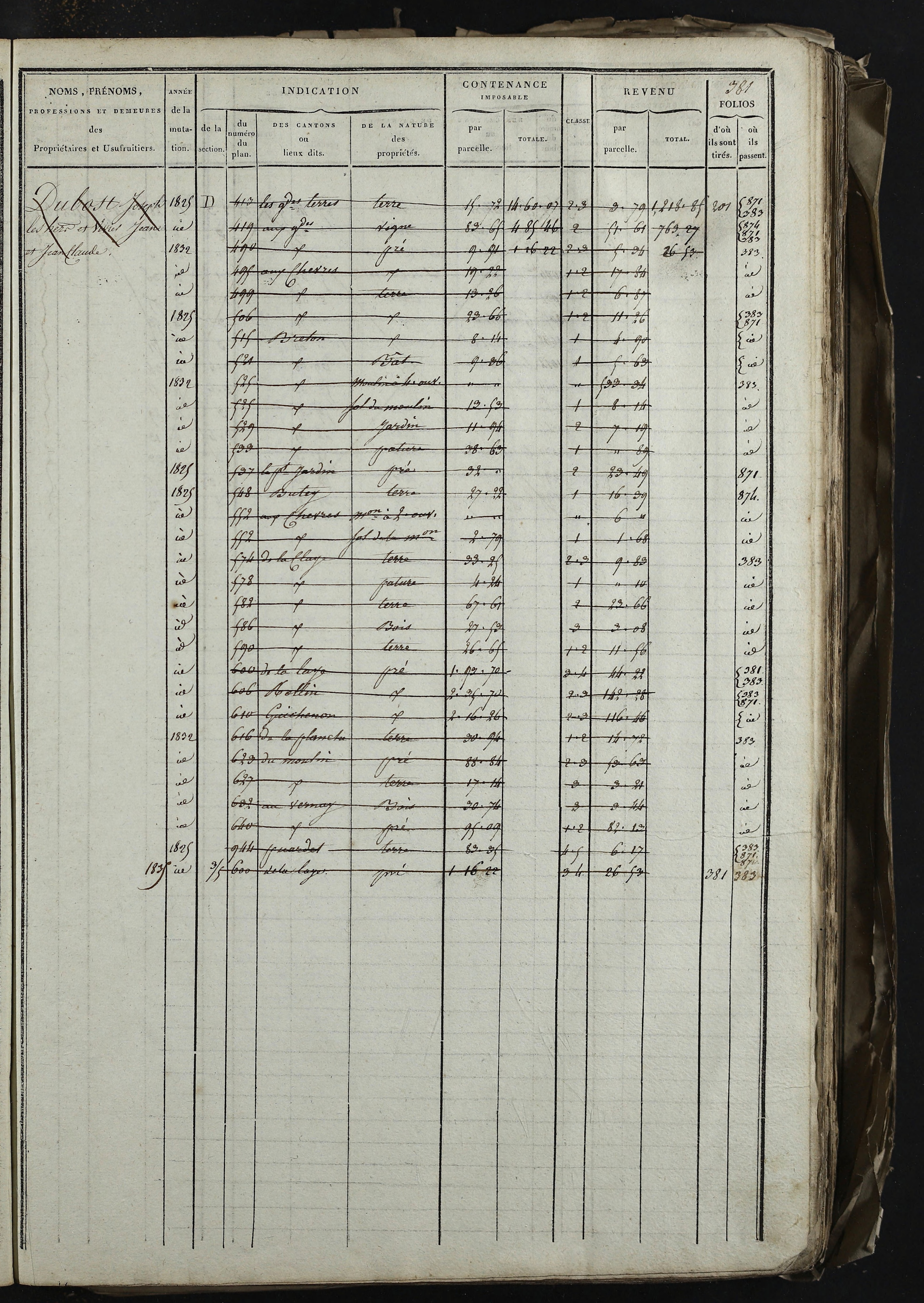 Relevant - 3 P 741 - 3 P 741 -  Folios 1 à 980  (1832-1846)
