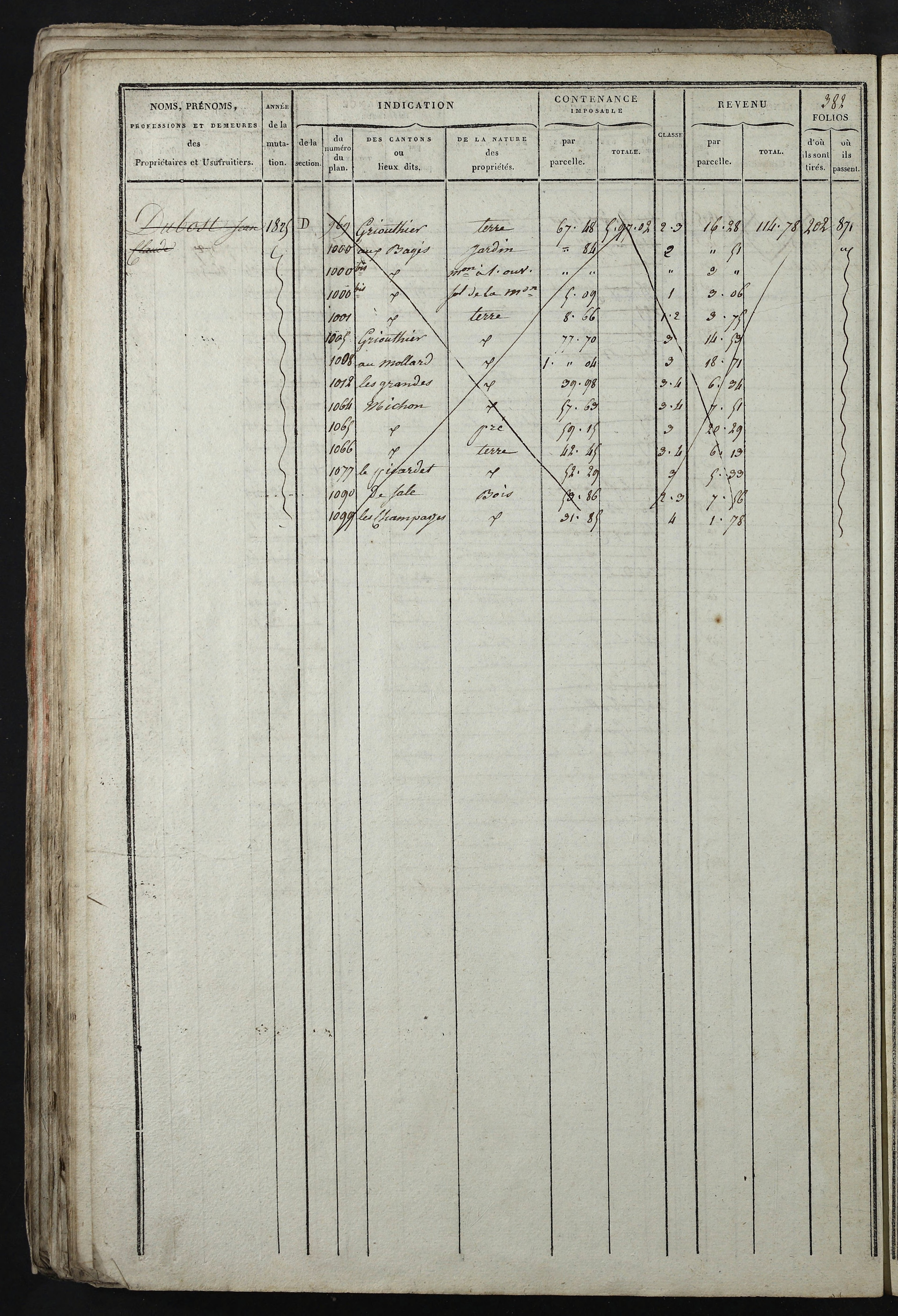 Relevant - 3 P 741 - 3 P 741 -  Folios 1 à 980  (1832-1846)
