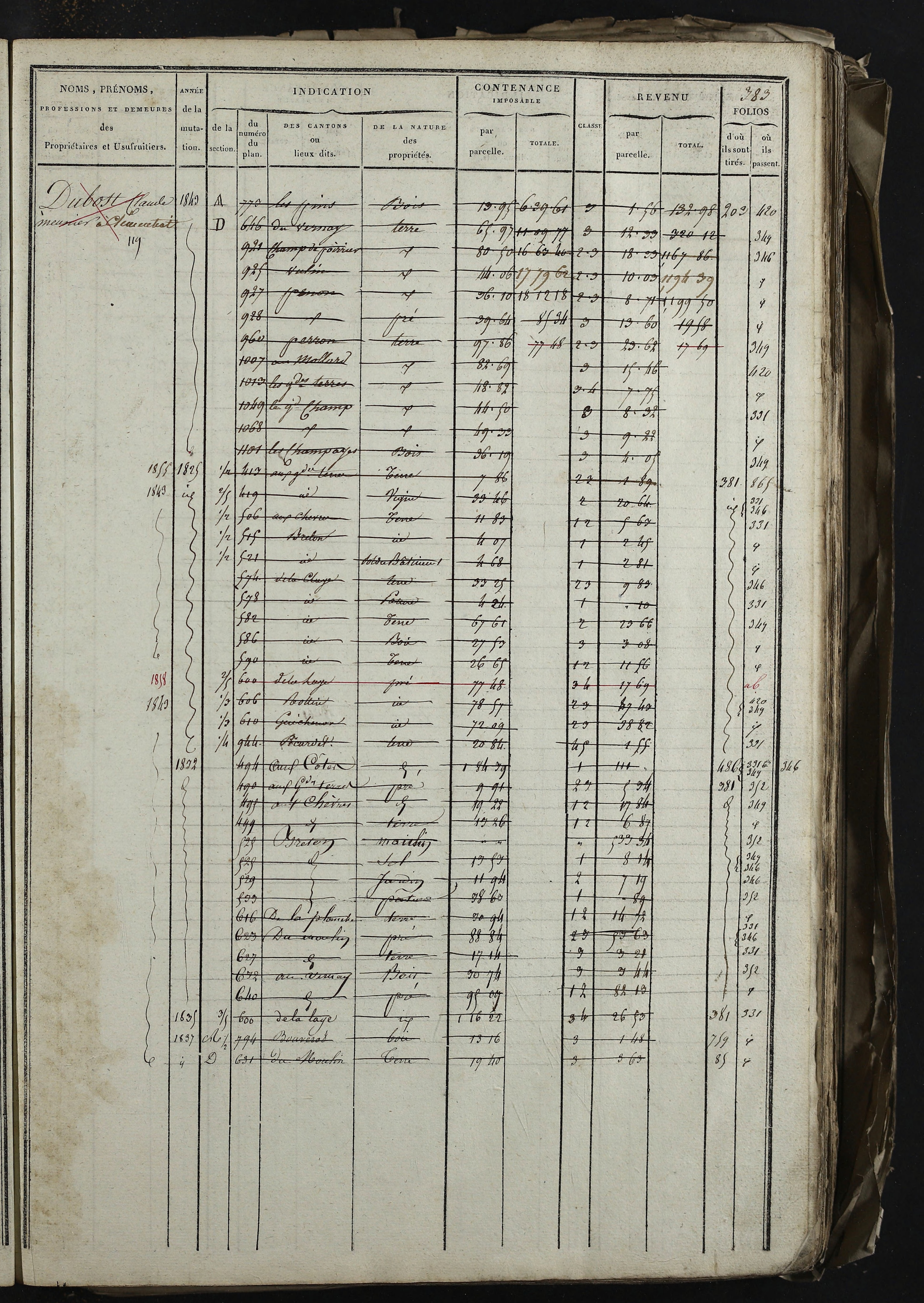 Relevant - 3 P 741 - 3 P 741 -  Folios 1 à 980  (1832-1846)