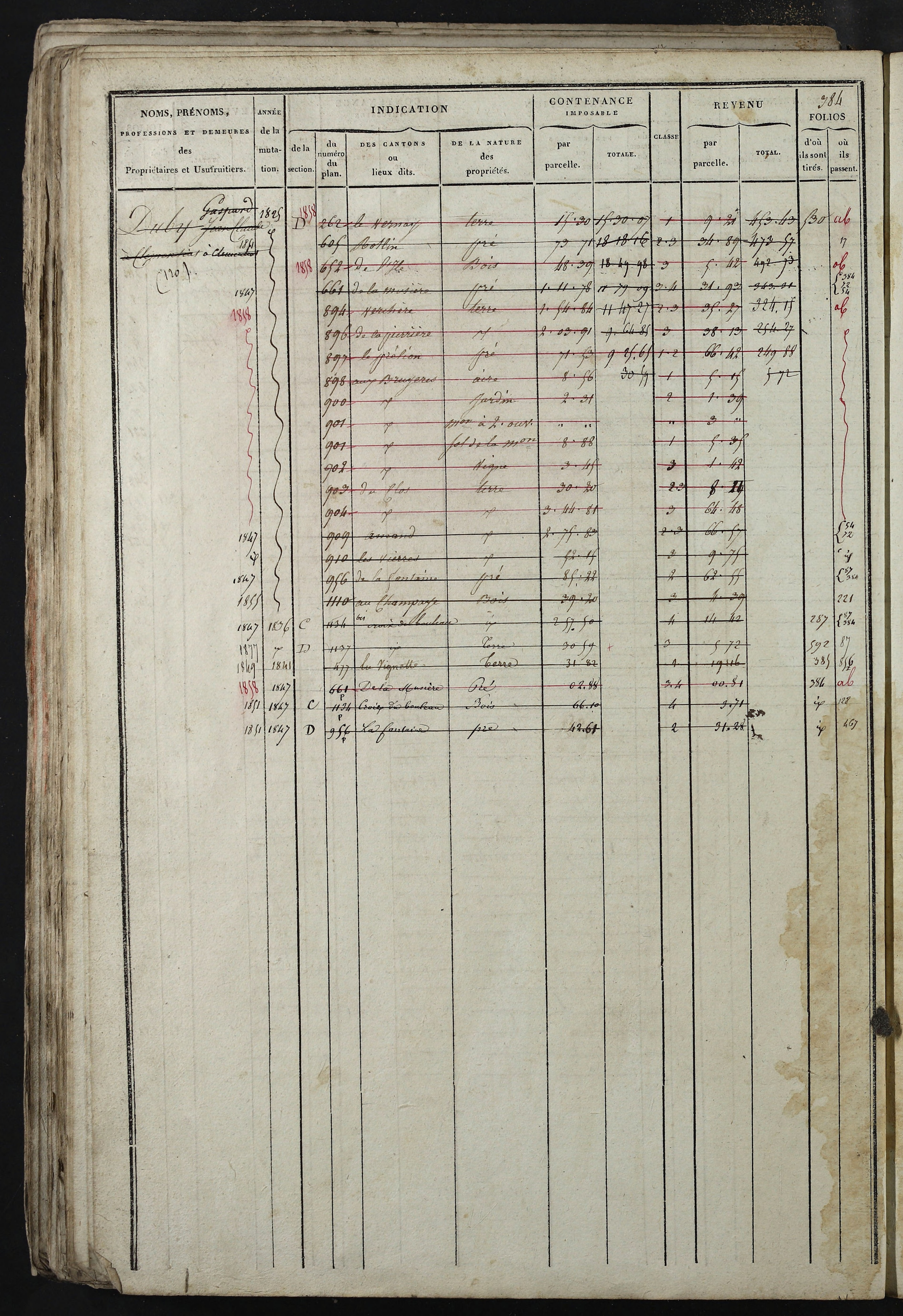 Relevant - 3 P 741 - 3 P 741 -  Folios 1 à 980  (1832-1846)