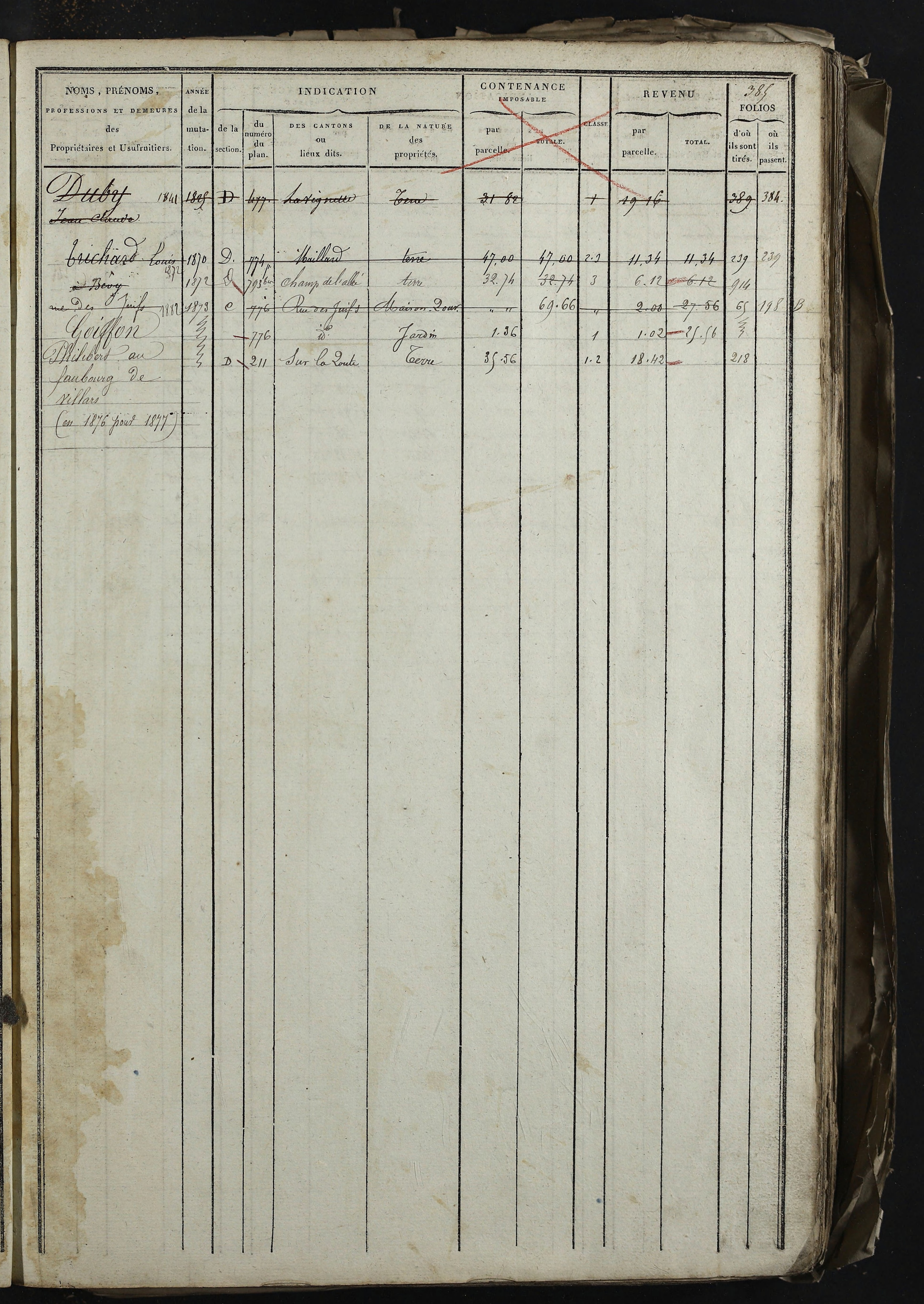 Relevant - 3 P 741 - 3 P 741 -  Folios 1 à 980  (1832-1846)