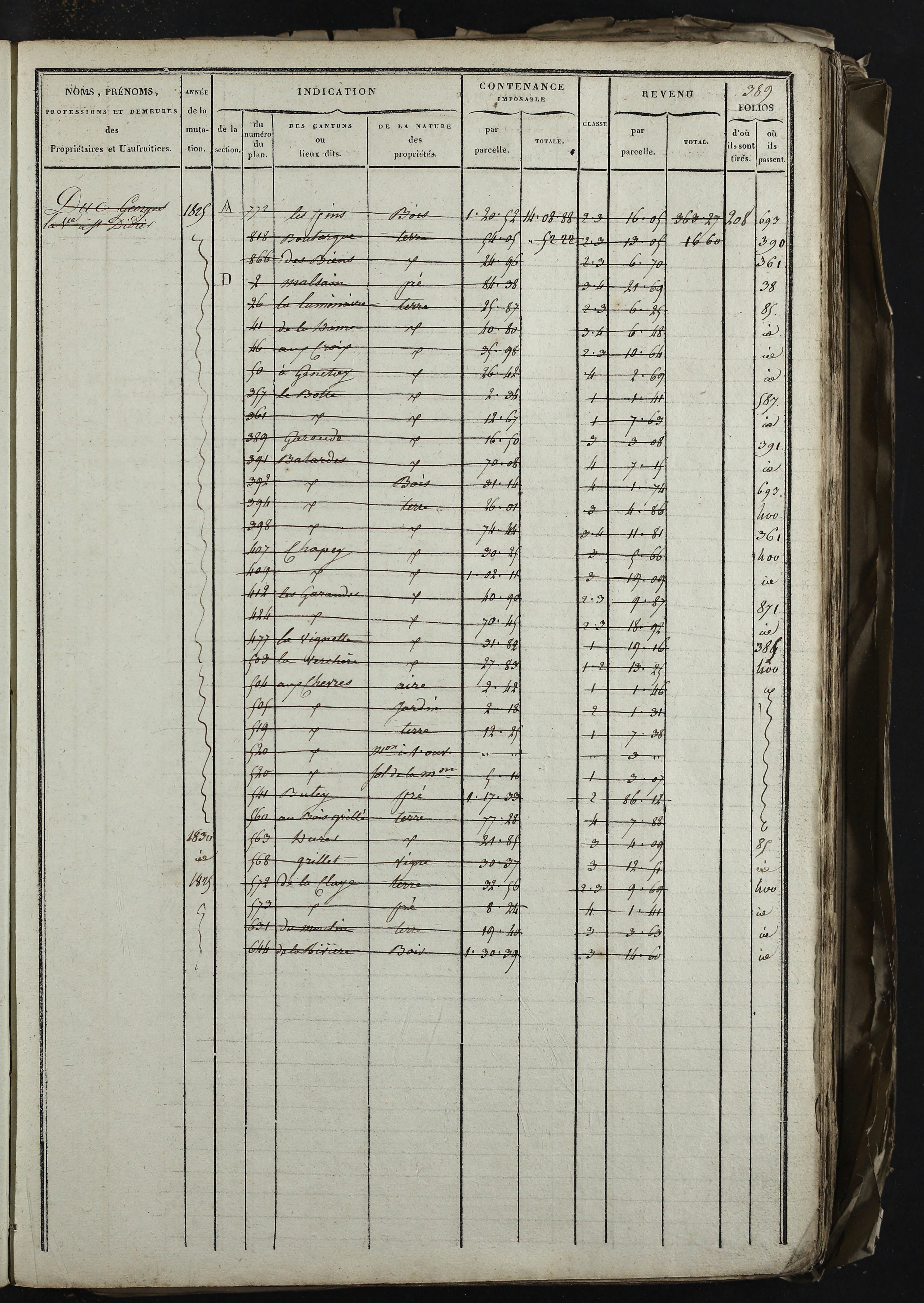 Relevant - 3 P 741 - 3 P 741 -  Folios 1 à 980  (1832-1846)