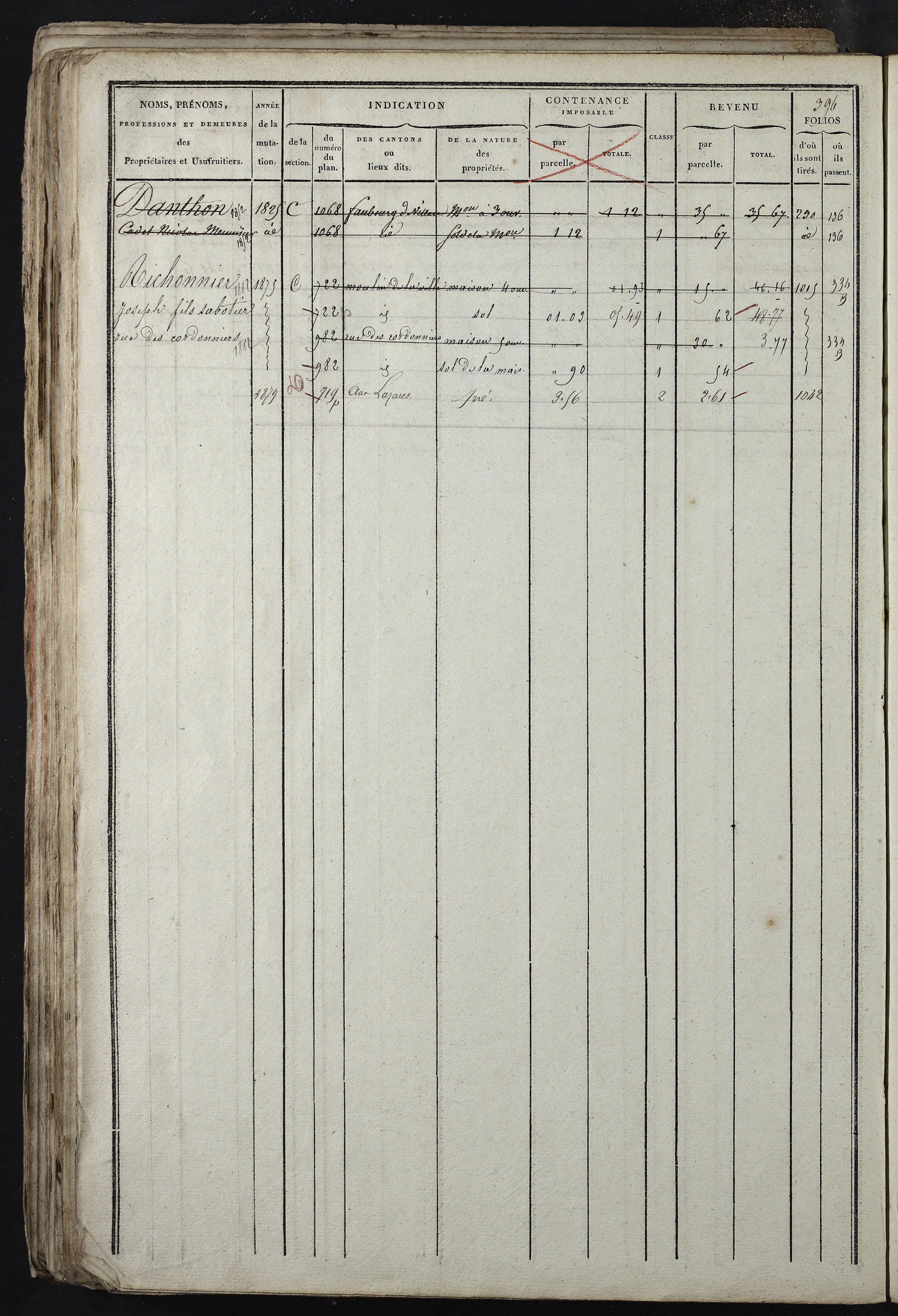 Relevant - 3 P 741 - 3 P 741 -  Folios 1 à 980  (1832-1846)