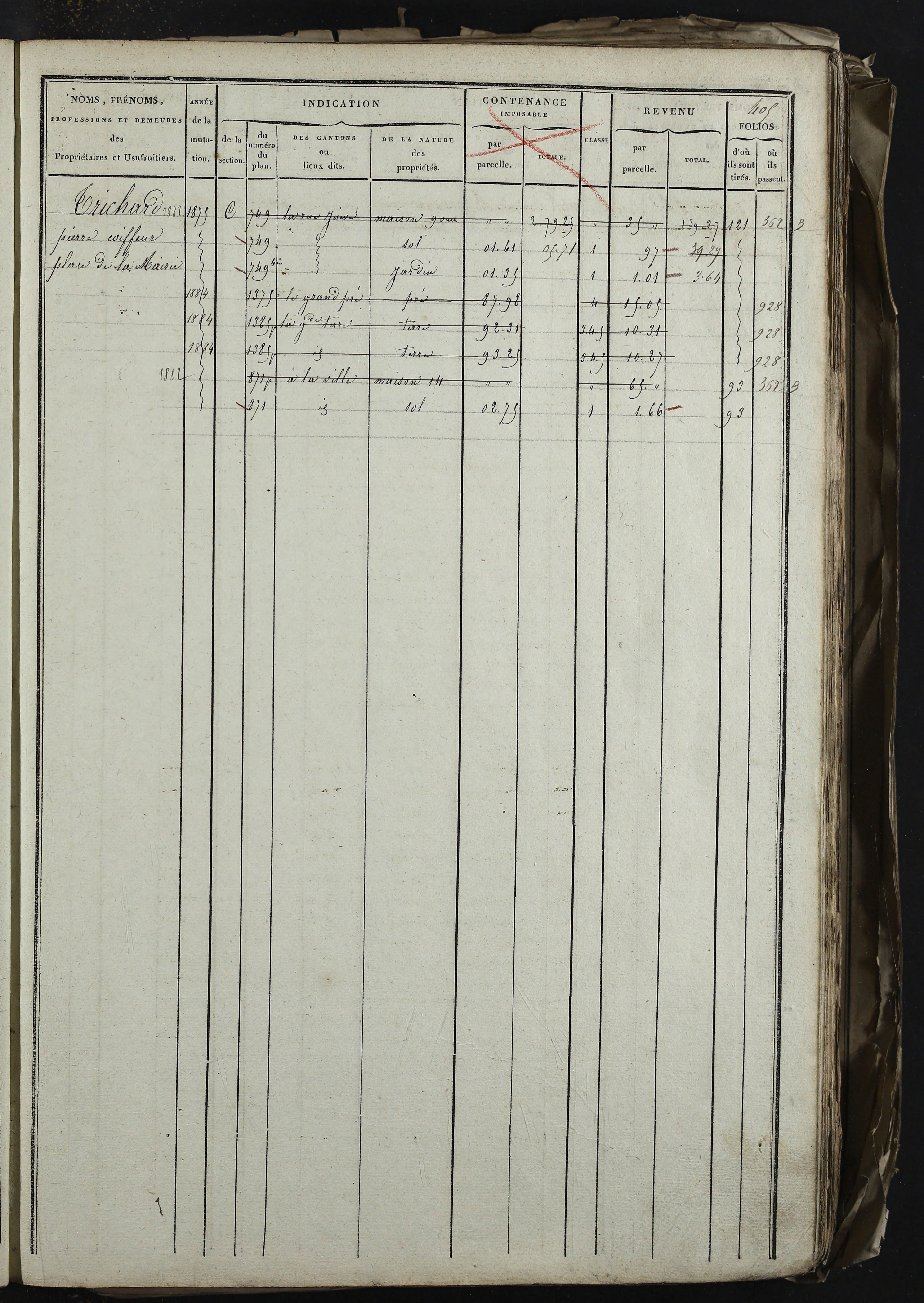 Relevant - 3 P 741 - 3 P 741 -  Folios 1 à 980  (1832-1846)