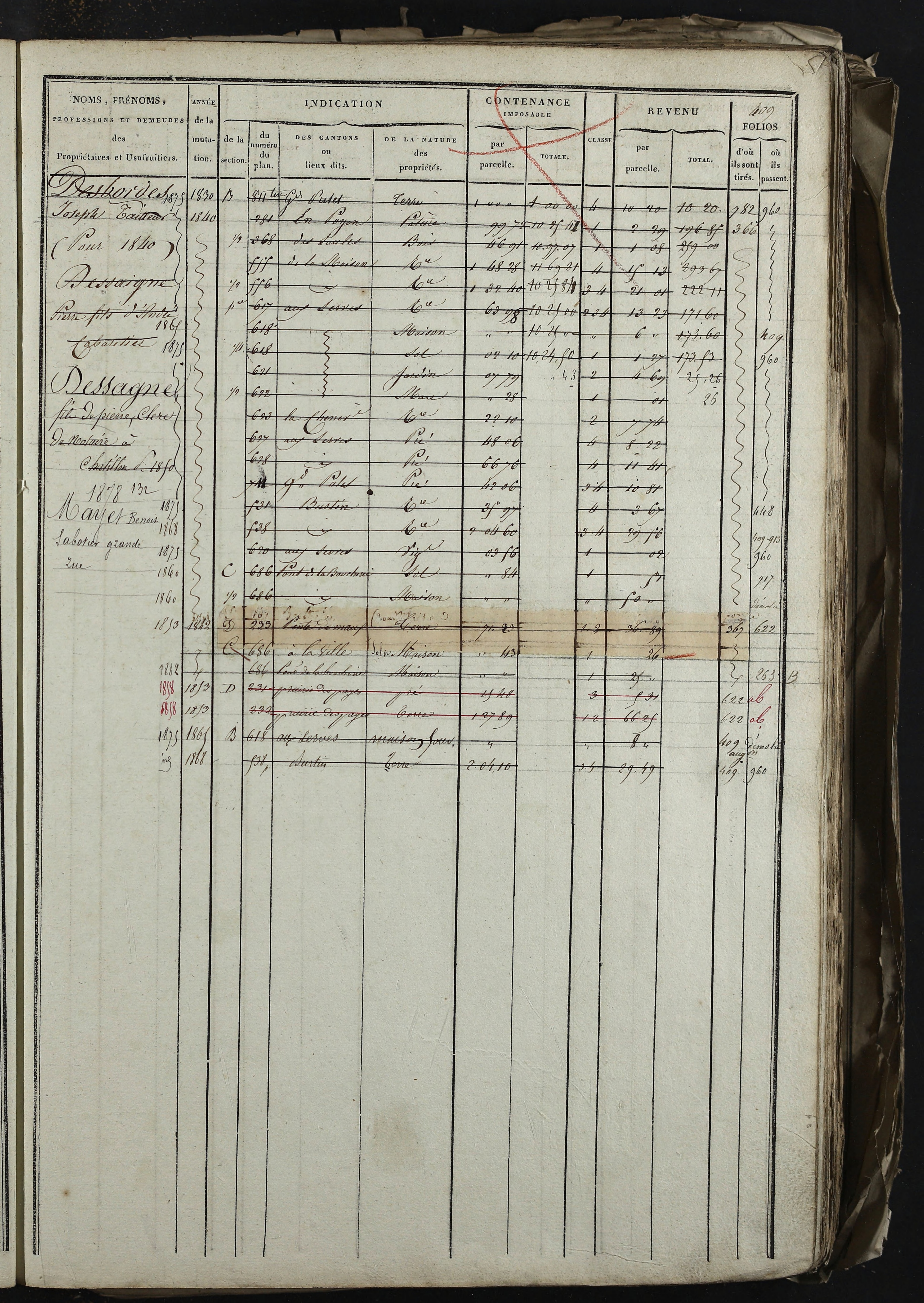 Relevant - 3 P 741 - 3 P 741 -  Folios 1 à 980  (1832-1846)